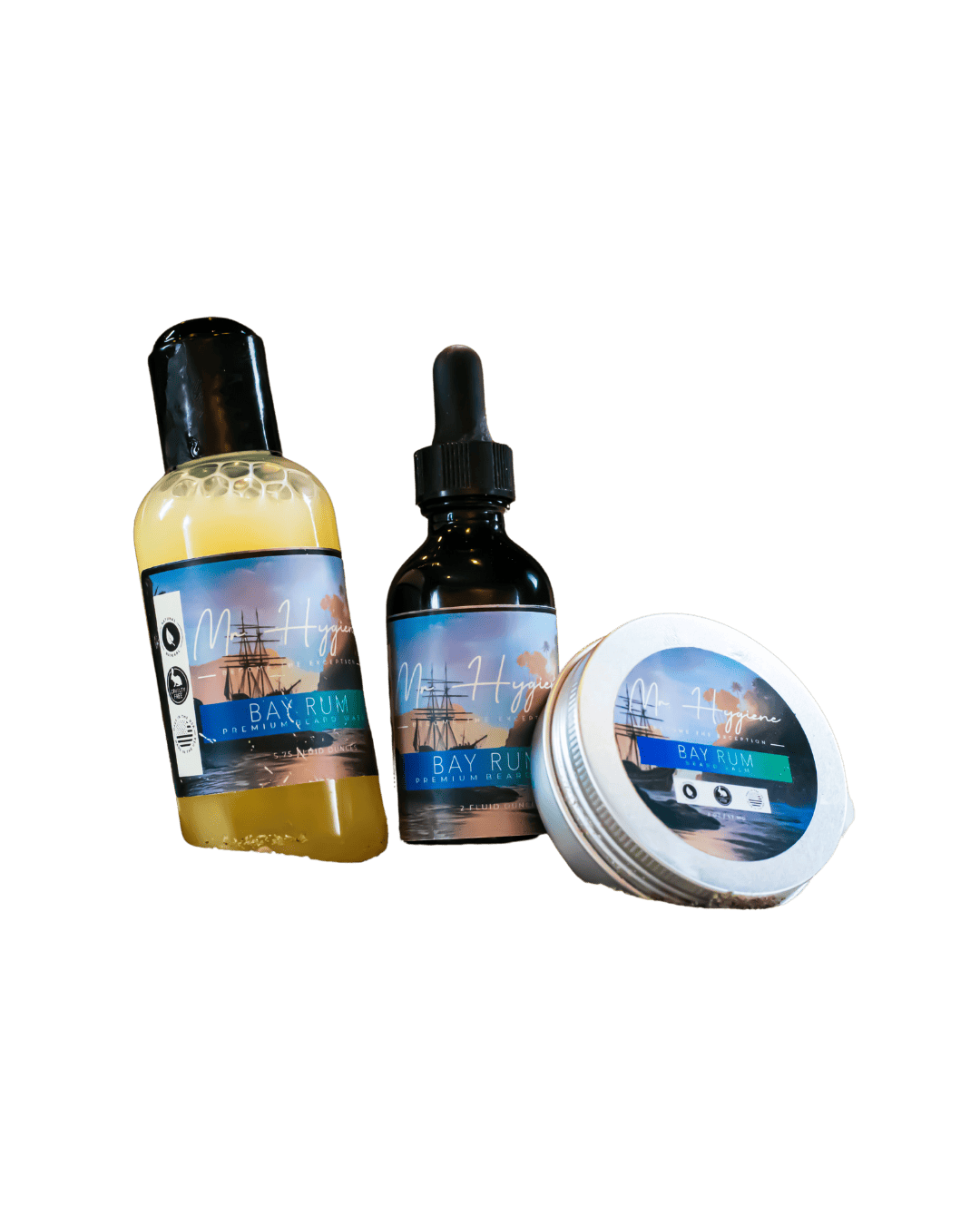 Bay Rum Mens Beard Kit – Bold Scent, Full Grooming Set