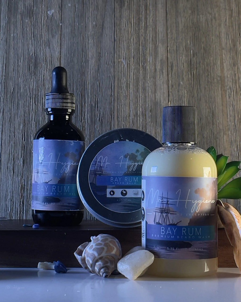 Bay Rum Mens Beard Kit – Bold Scent, Full Grooming Set