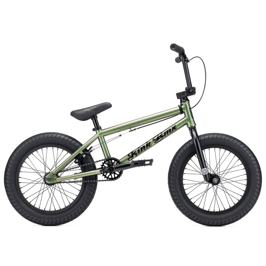 Kink 2026 Carve 16″ Complete BMX Bike - Patina Green