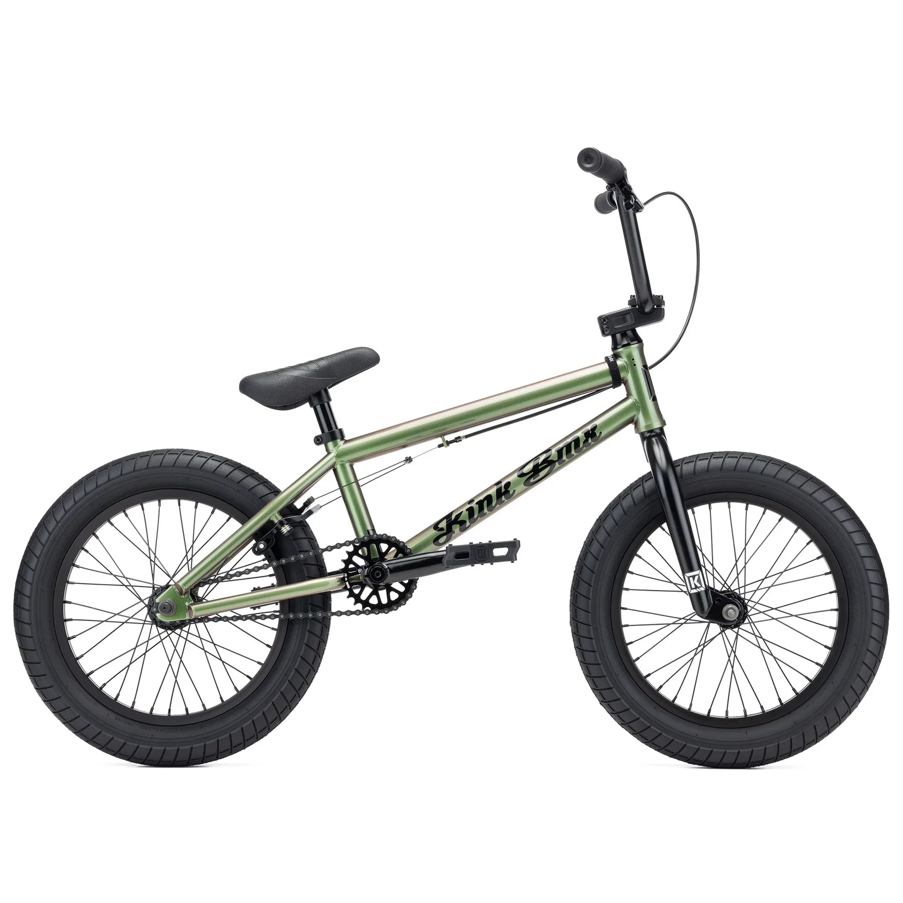 Kink 2026 Carve 16″ Complete BMX Bike - Patina Green