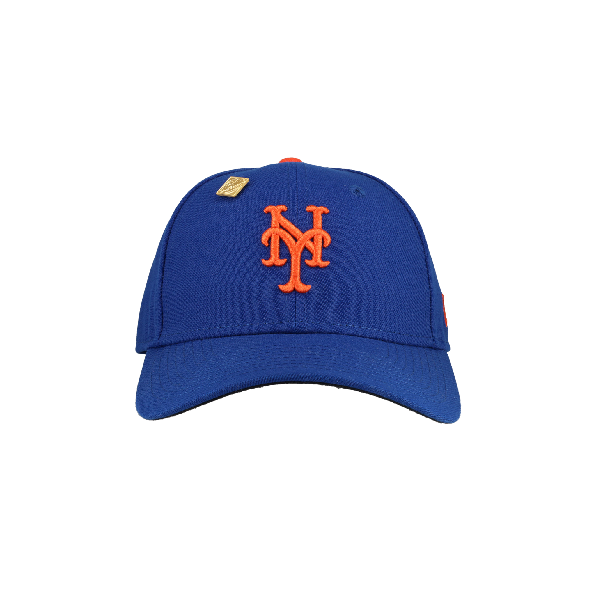 New York Mets New Era 9Forty Dad Hat Velcro (Royal/Orange)