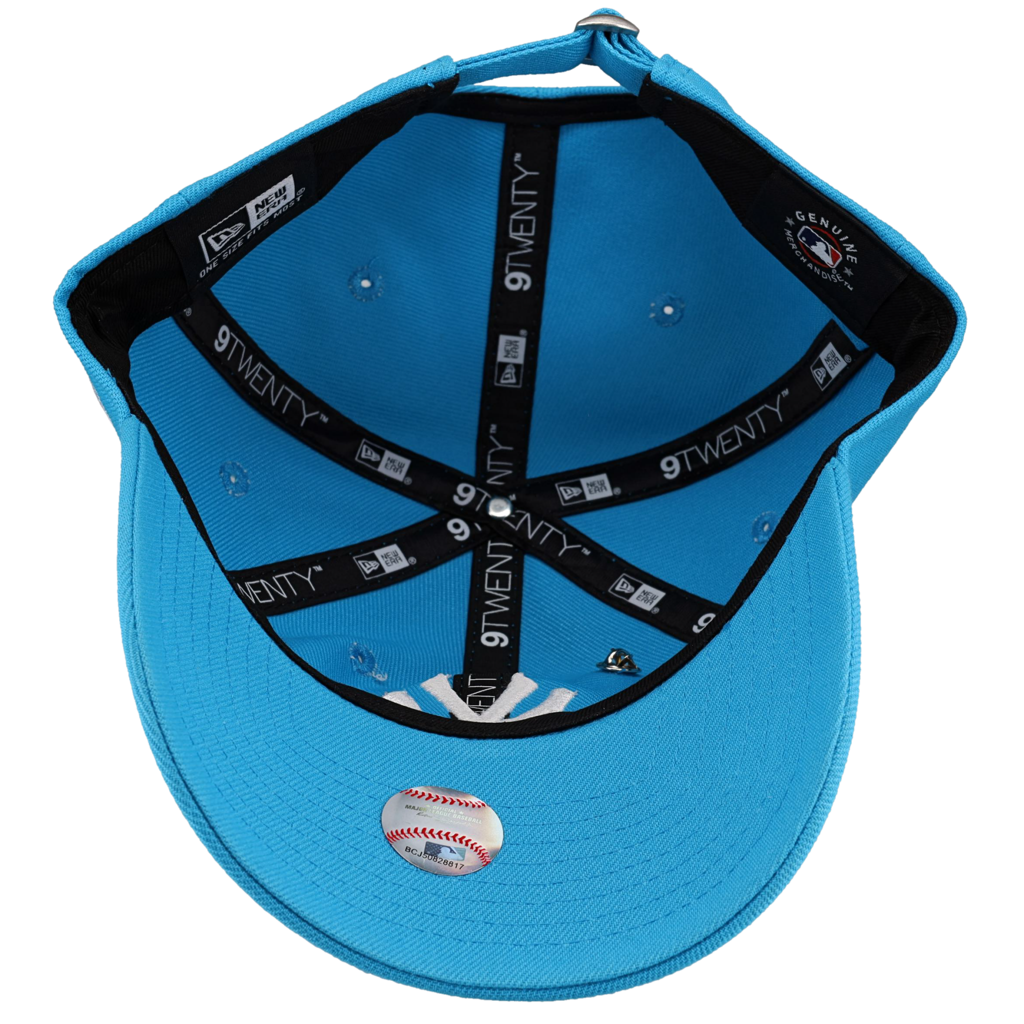 New York Yankees New Era 9Twenty Adjustable Hat (Blue Fanatic)