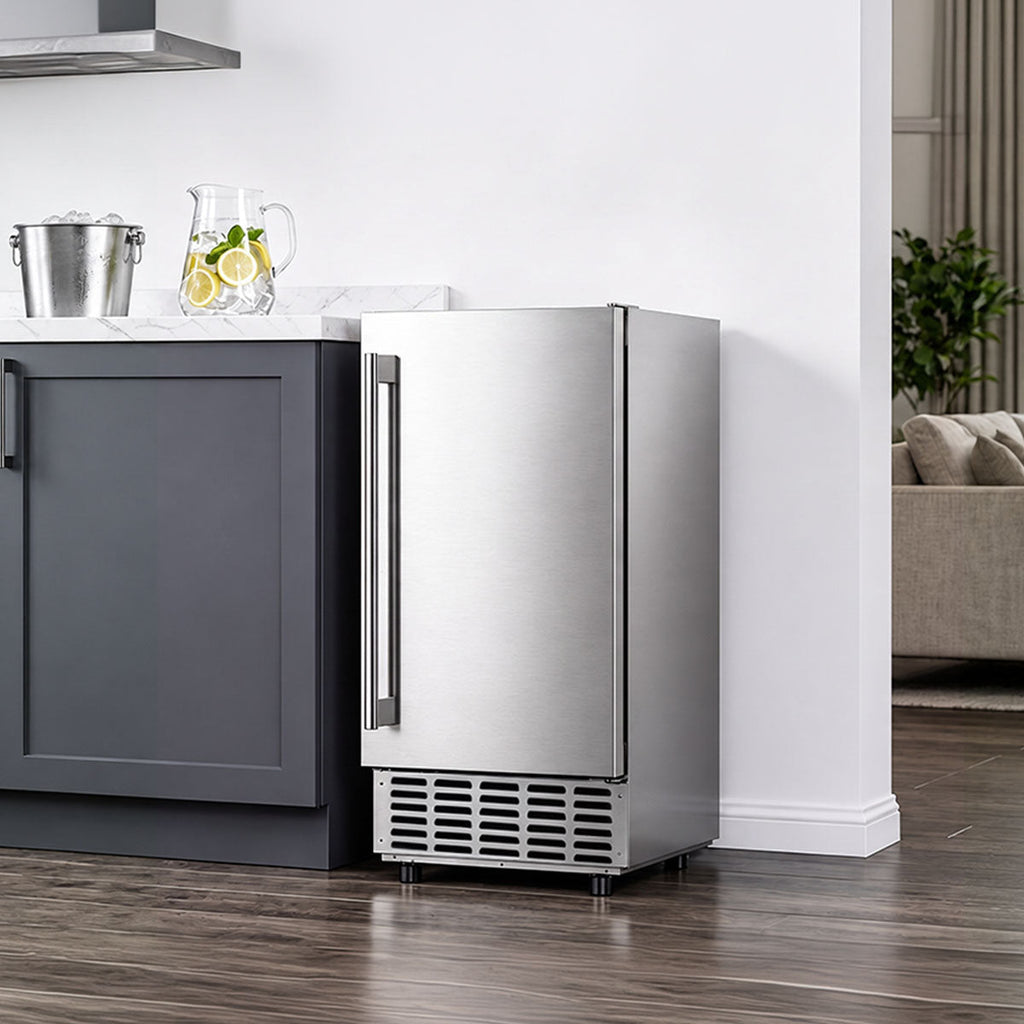 Kismile 70 Lbs/Day Commercial Under Counter Built-in Nugget Ice Maker Z5830N