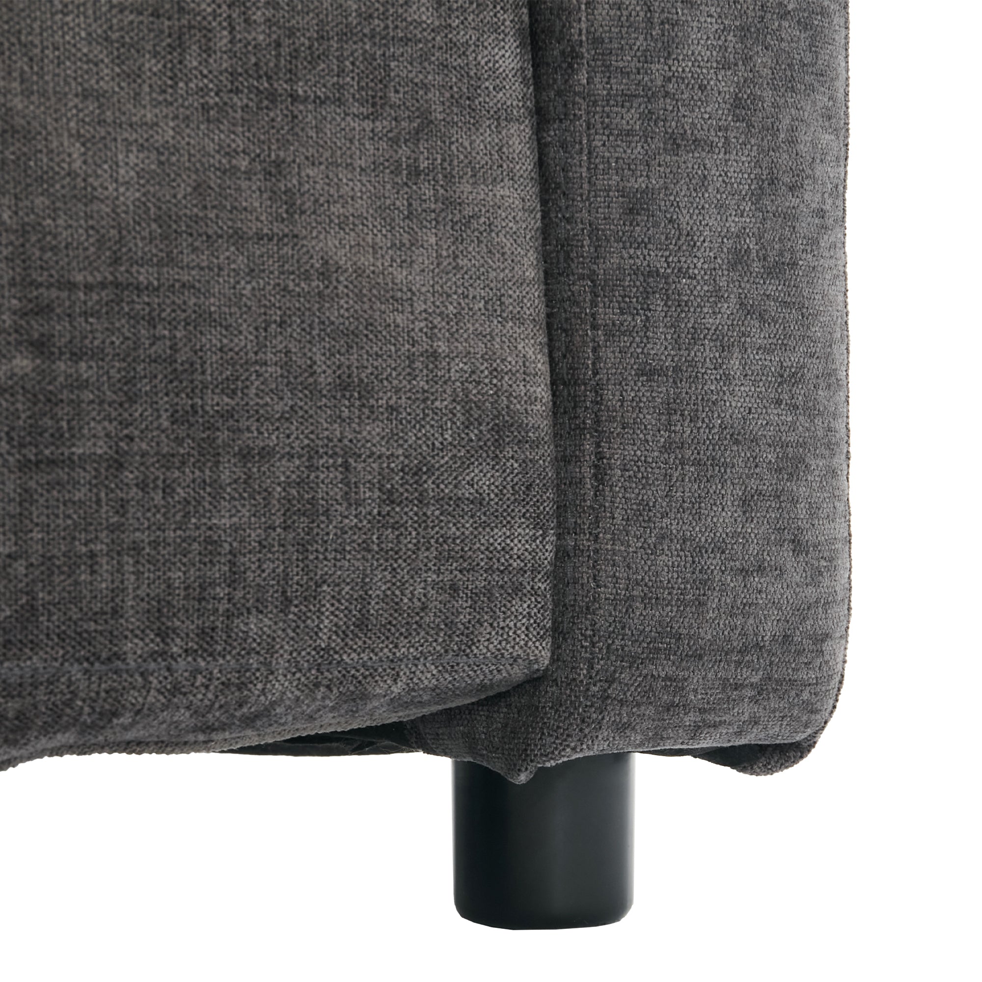 89'  Cozy Upholstered 3-seater Sofa Oversized Comfy Cloud Sofa Double Cushion 3-seater Sofa Plush Cushion Sofa Couch for Living Room, Grey