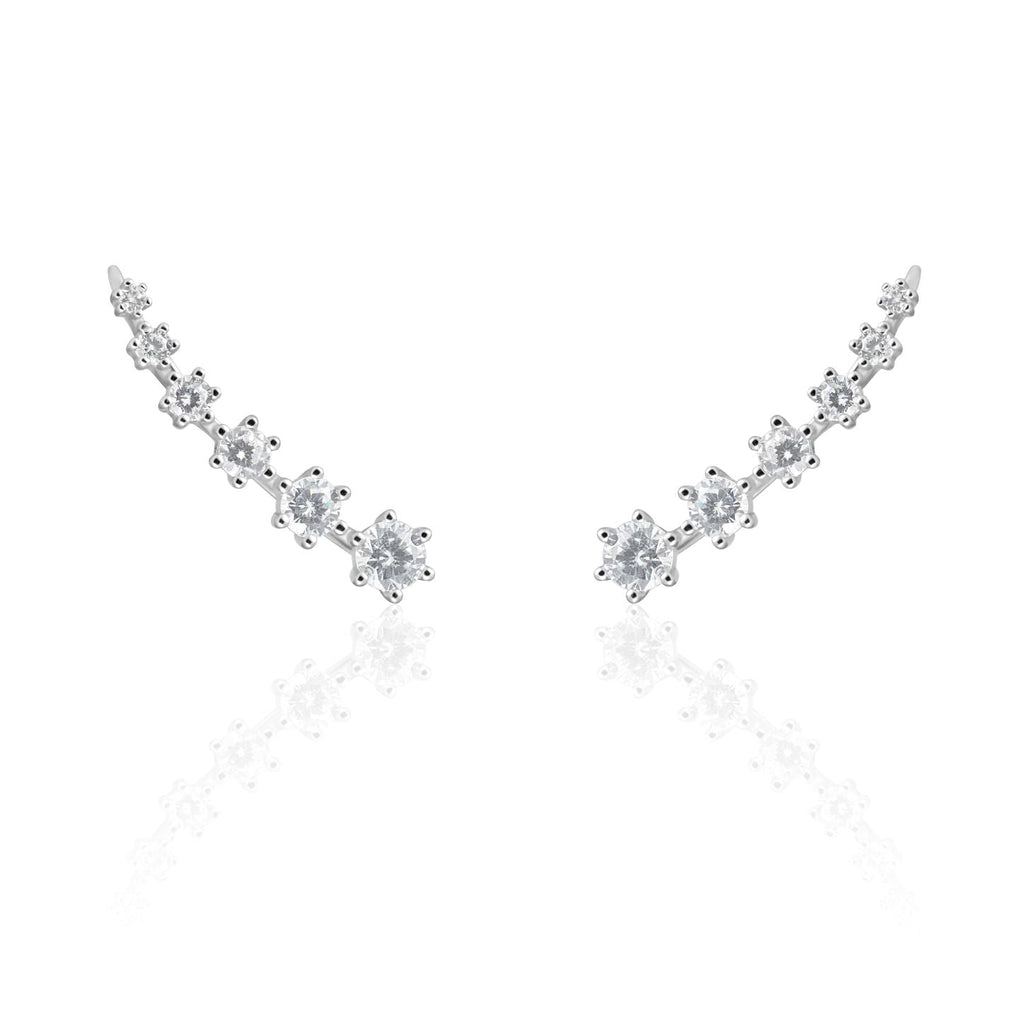 Celina CZ Bar Earring