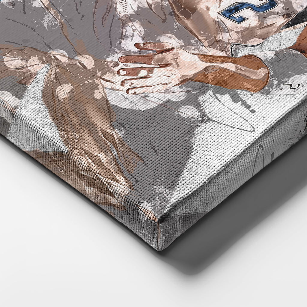 Jason Kidd Canvas Art – Dallas Mavericks Wall Decor