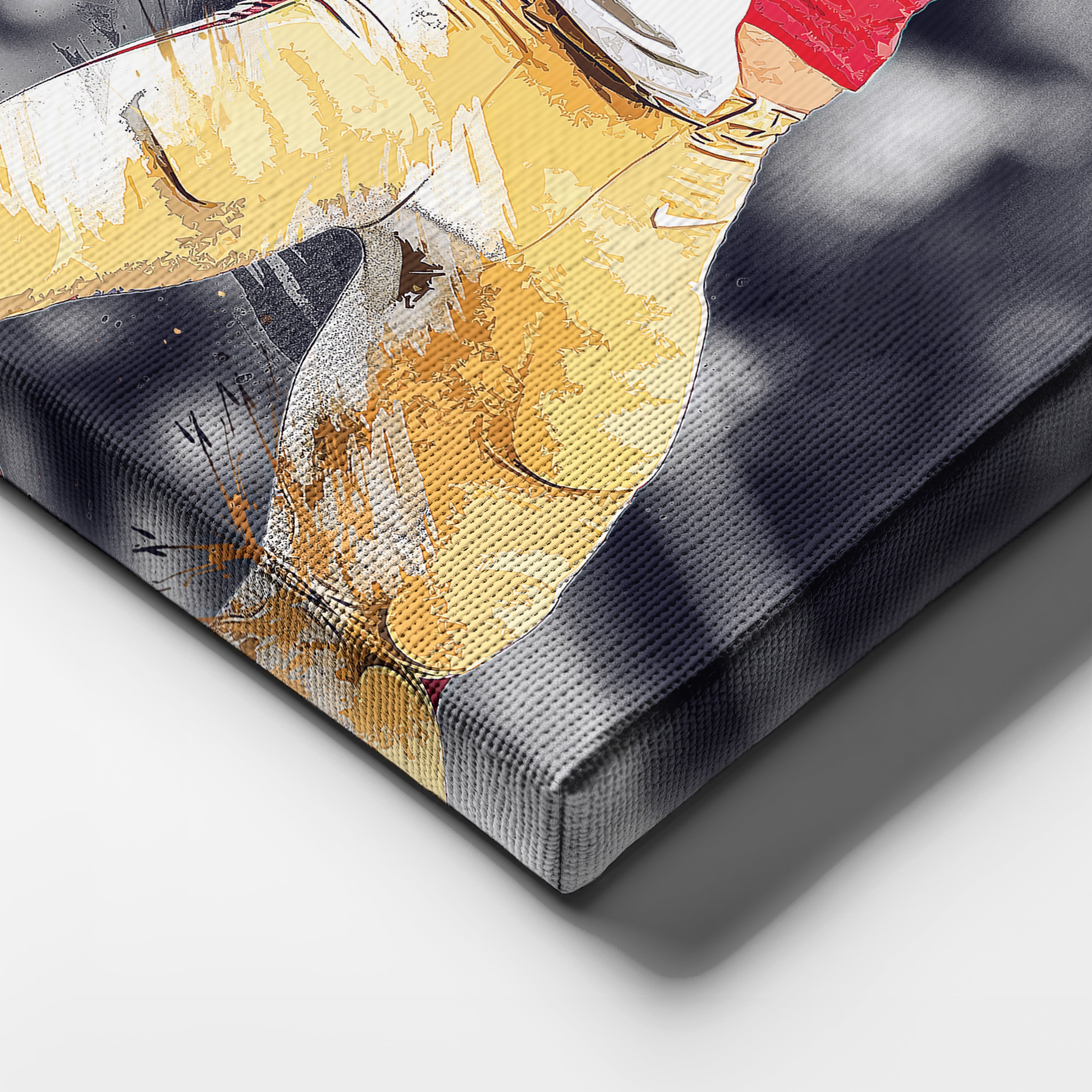 Nick Bosa Canvas Art – 49ers NFL Celebration Wall Decor