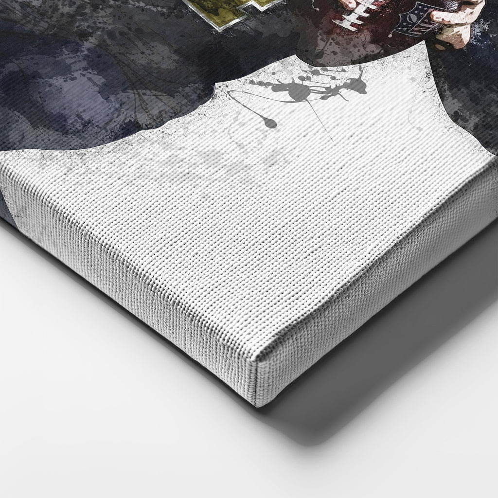 Derek Carr Canvas Art – New Orleans Saints Wall Decor