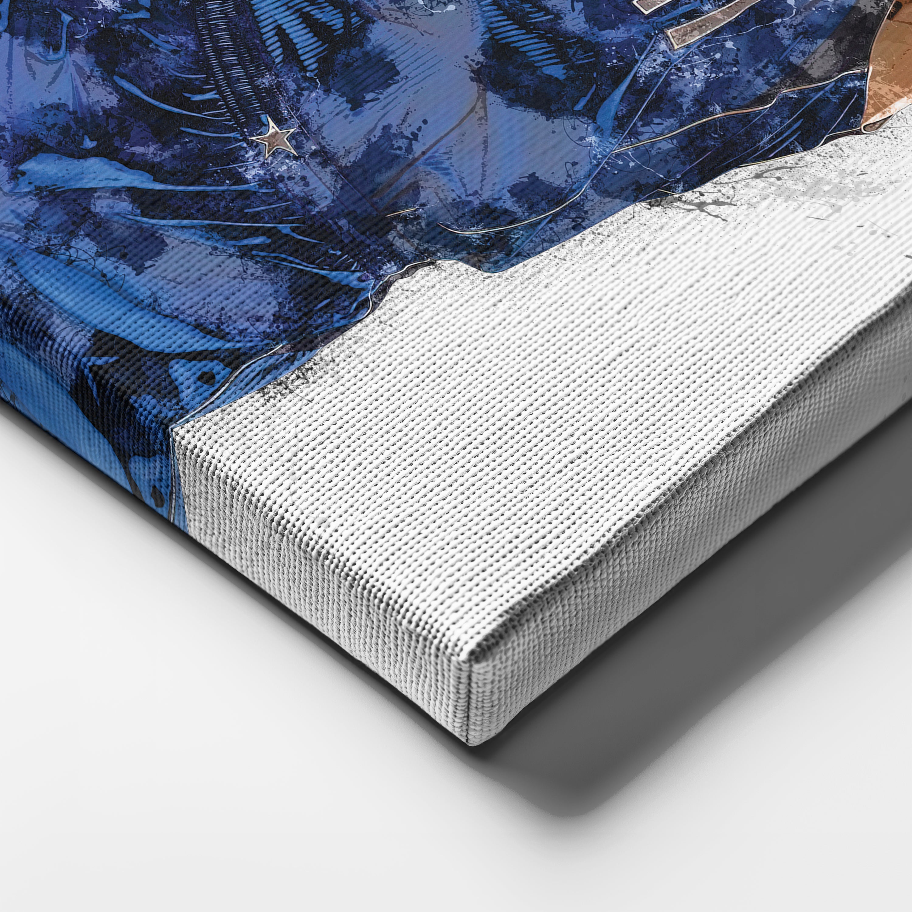 Dirk Nowitzki Canvas Art – Dallas Mavericks Legend Wall Decor