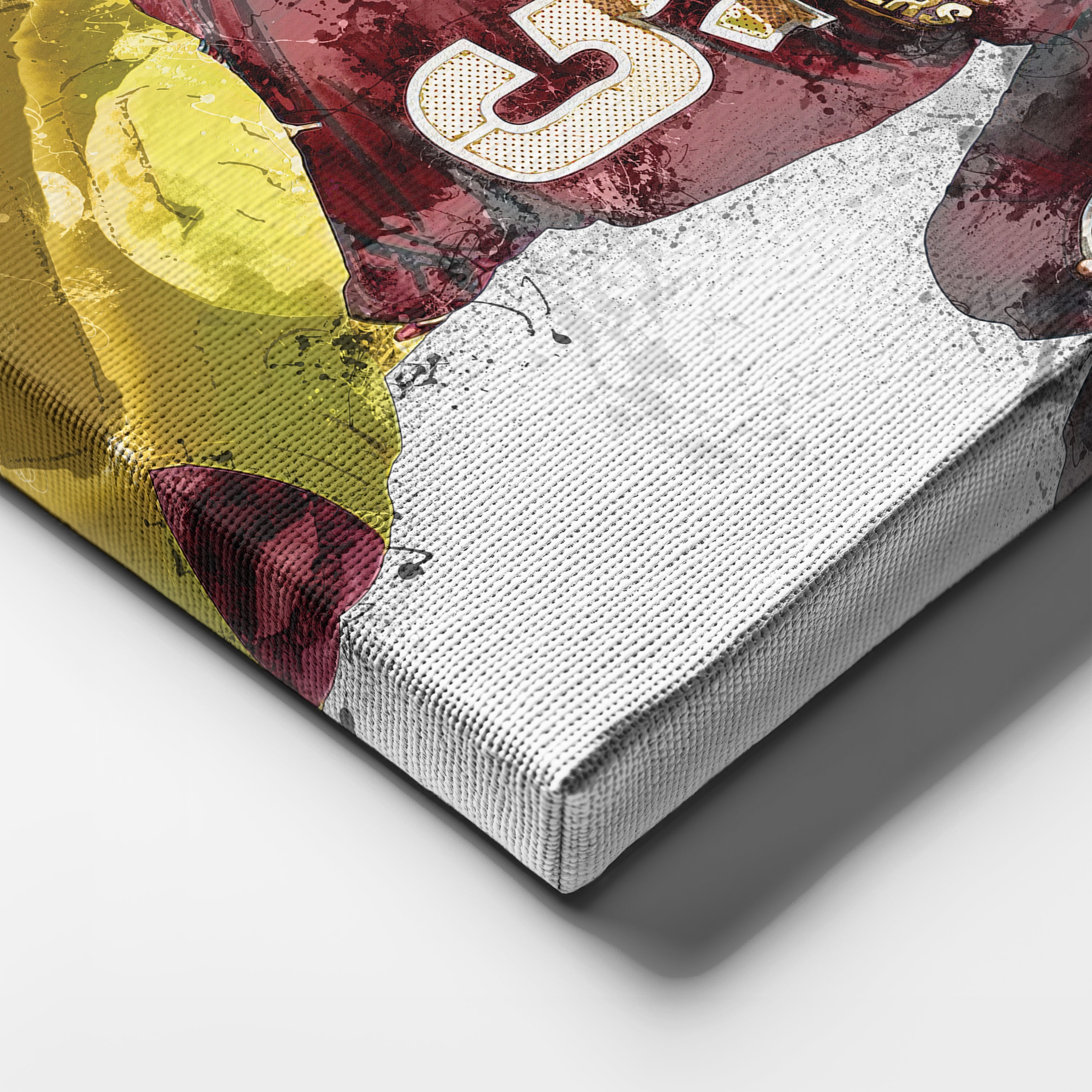 Jayden Daniels Canvas Art – Washington Commanders Wall Decor