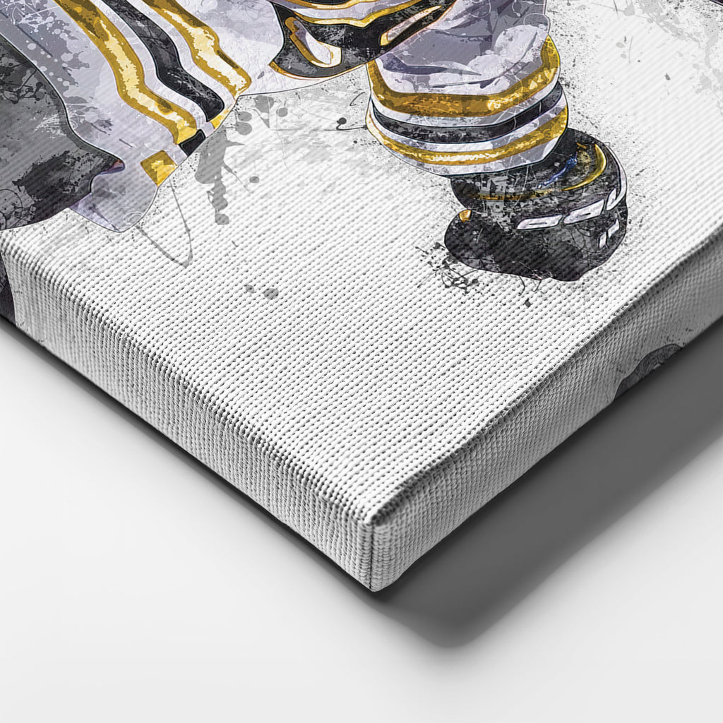 Brad Marchand & David Pastrnak Canvas Art – Boston Bruins Wall Decor