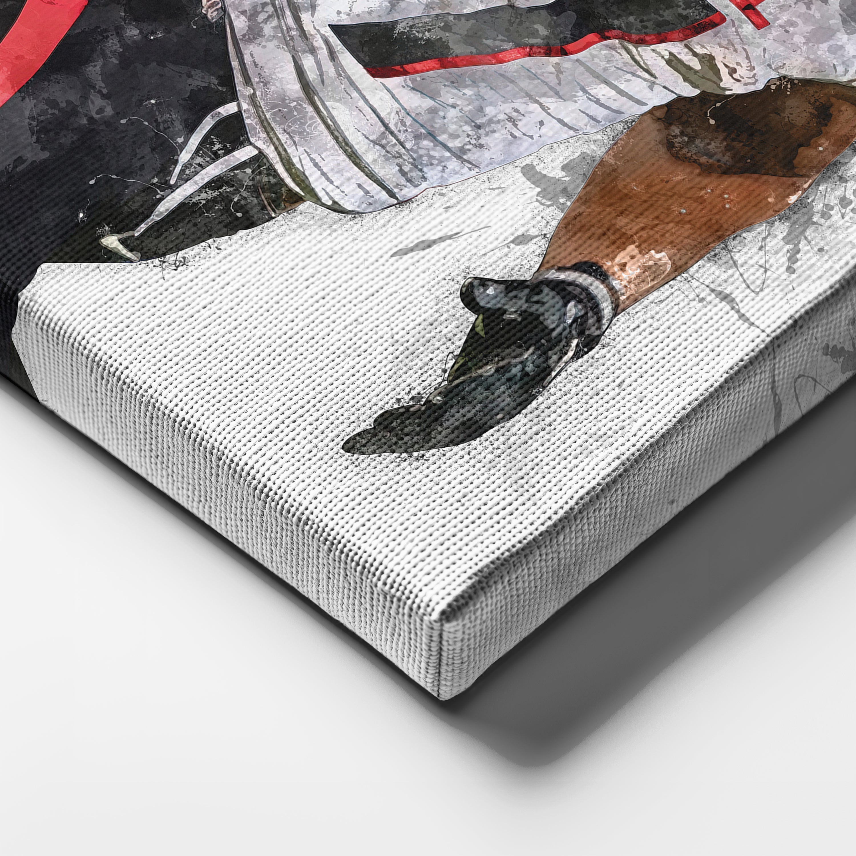 Bijan Robinson Canvas Art – Atlanta Falcons Wall Decor