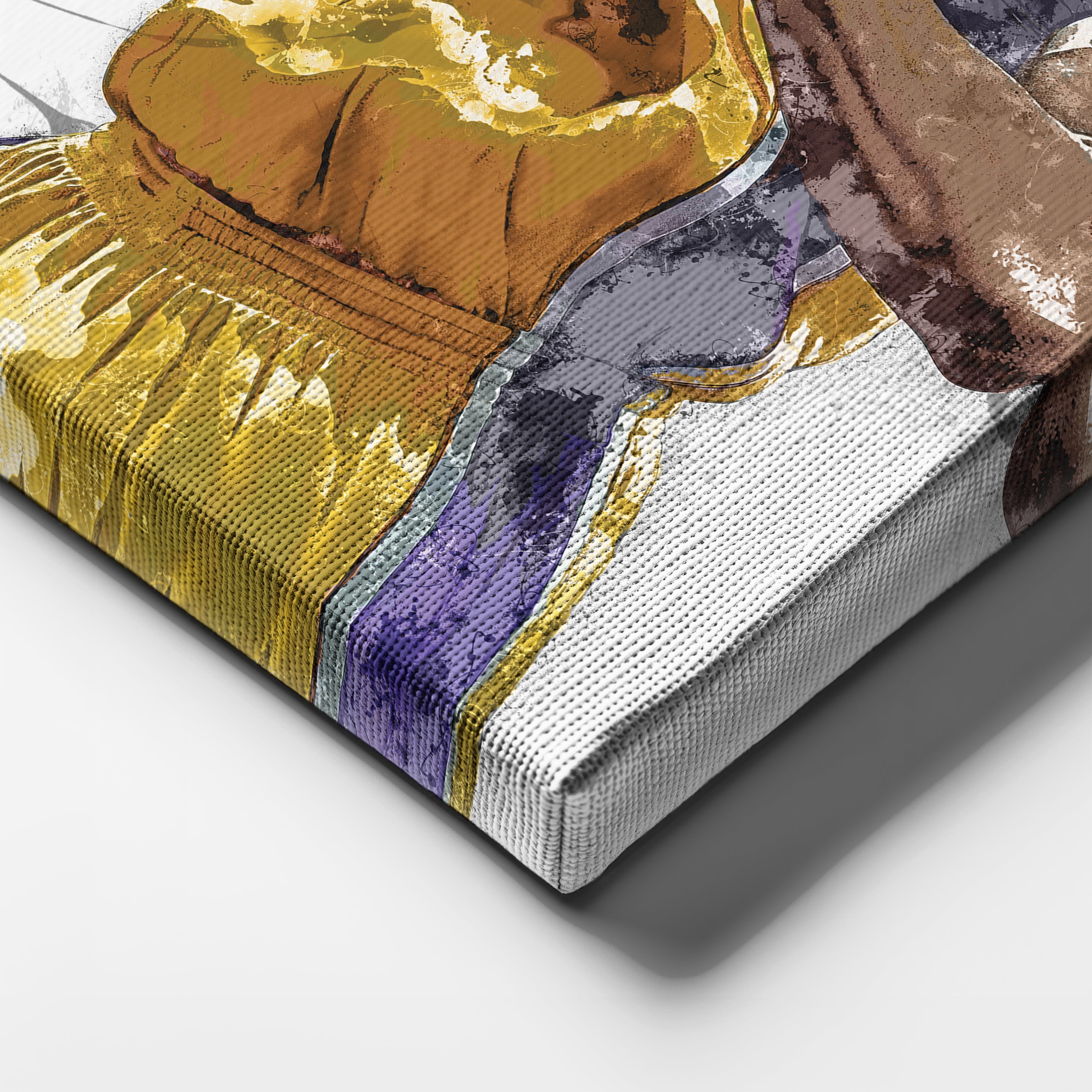 Kobe Bryant Canvas Art – Lakers Basketball Wall Decor