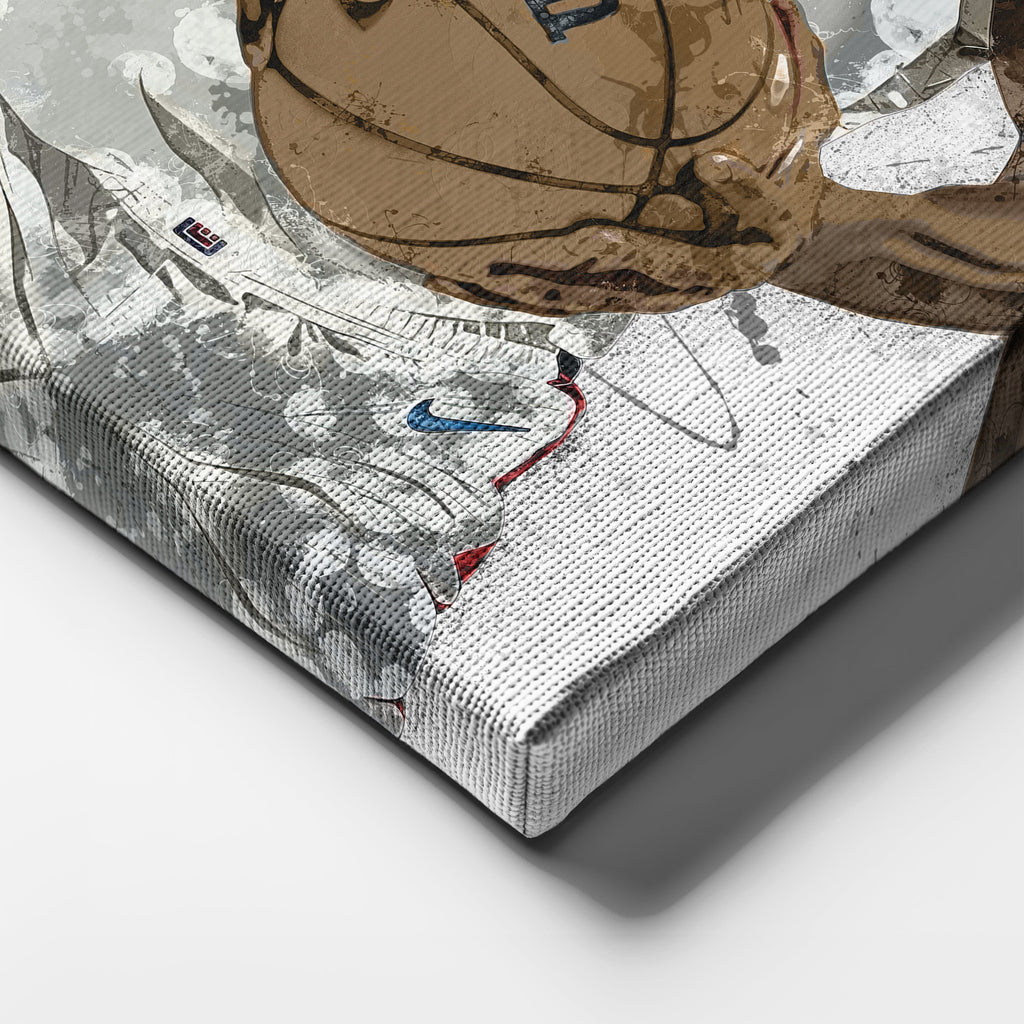 Kawhi Leonard Canvas Art – Los Angeles Clippers Wall Decor