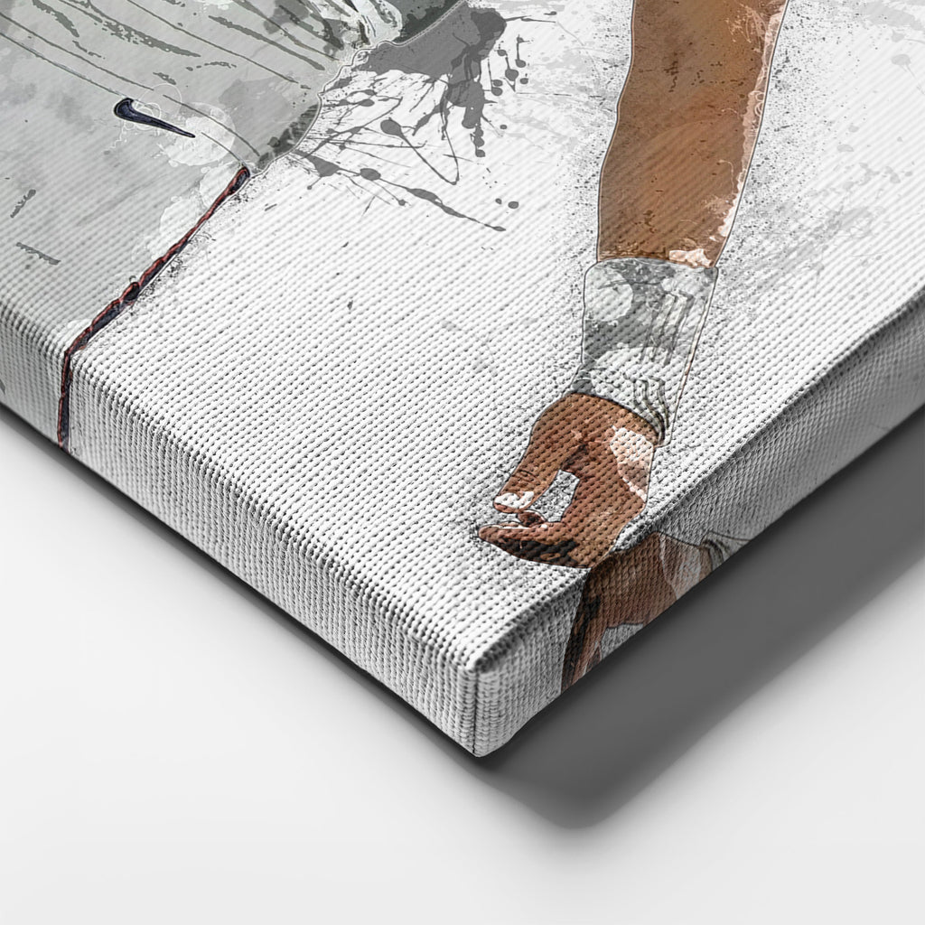 CJ Stroud & Nico Collins Canvas Art – Houston Texans Wall Decor