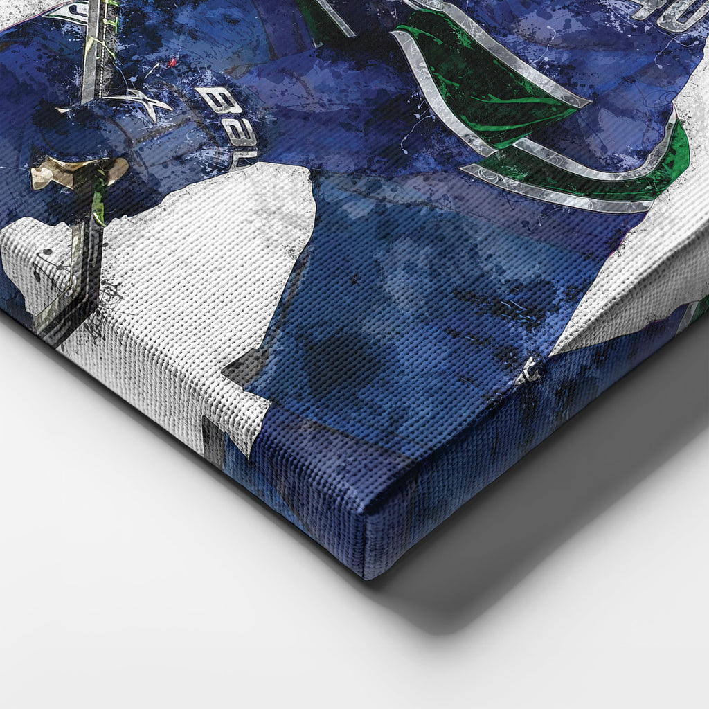 Elias Pettersson Canvas Art – Vancouver Canucks Wall Decor