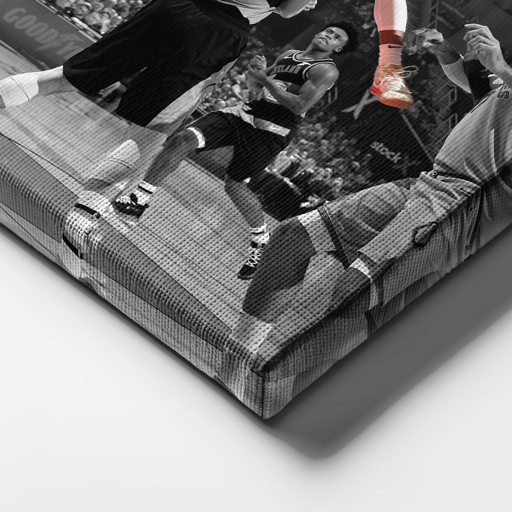 Ja Morant Canvas Art – Dunk on Kevin Love Wall Decor