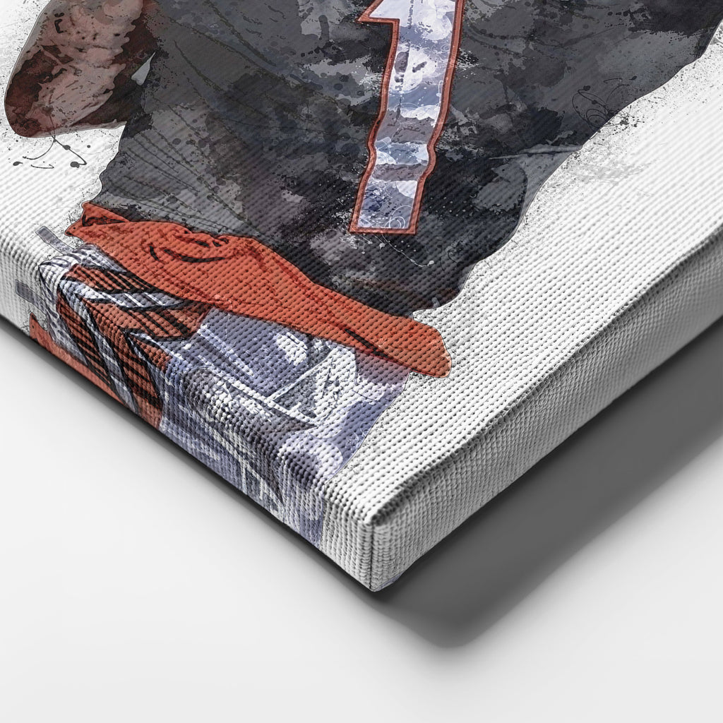 Ja'Marr Chase Bengals Canvas Art – Cincinnati Bengals Wall Decor