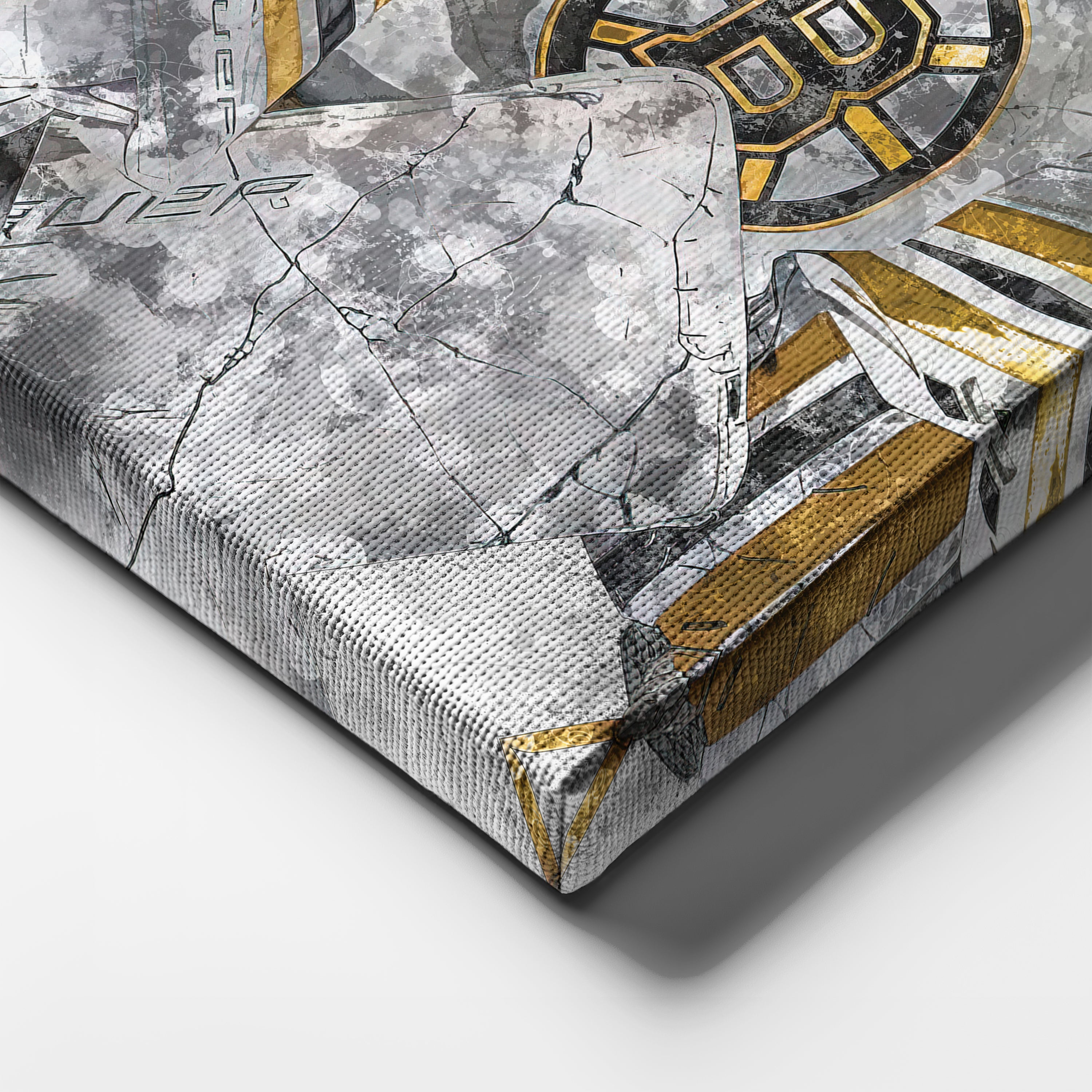 Linus Ullmark Canvas Art – Boston Bruins Wall Decor