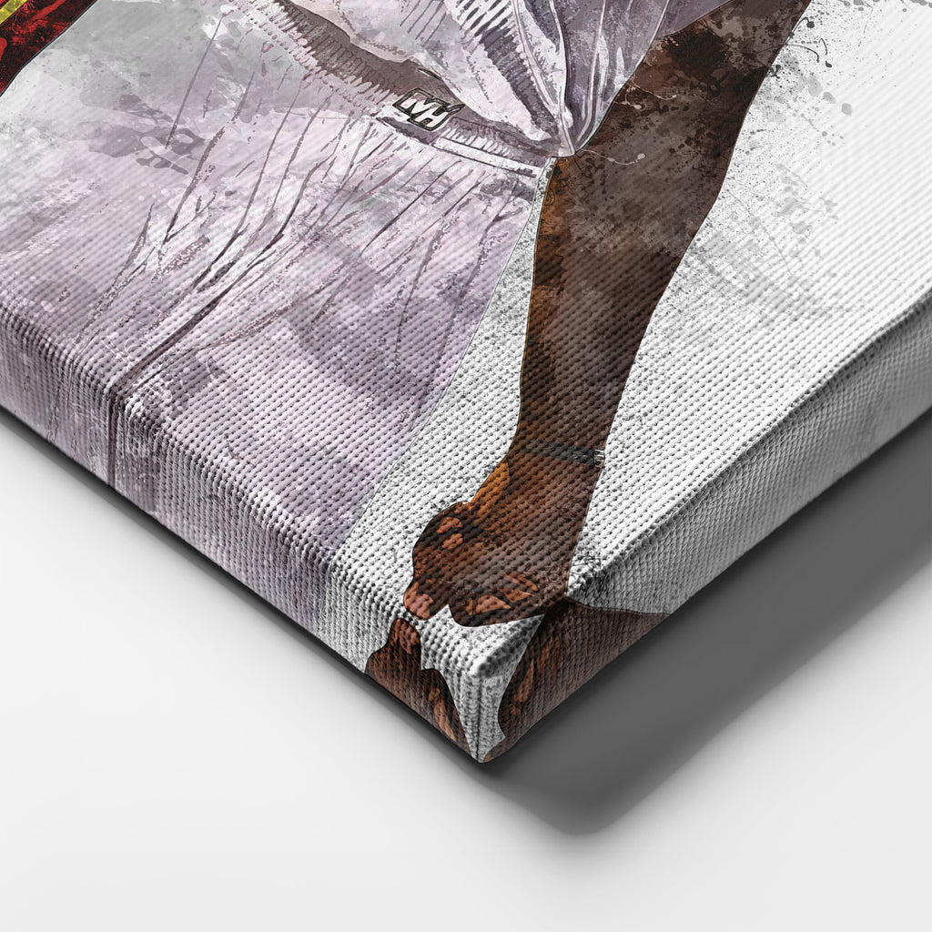 LeBron James Canvas Art – Miami Heat Wall Decor