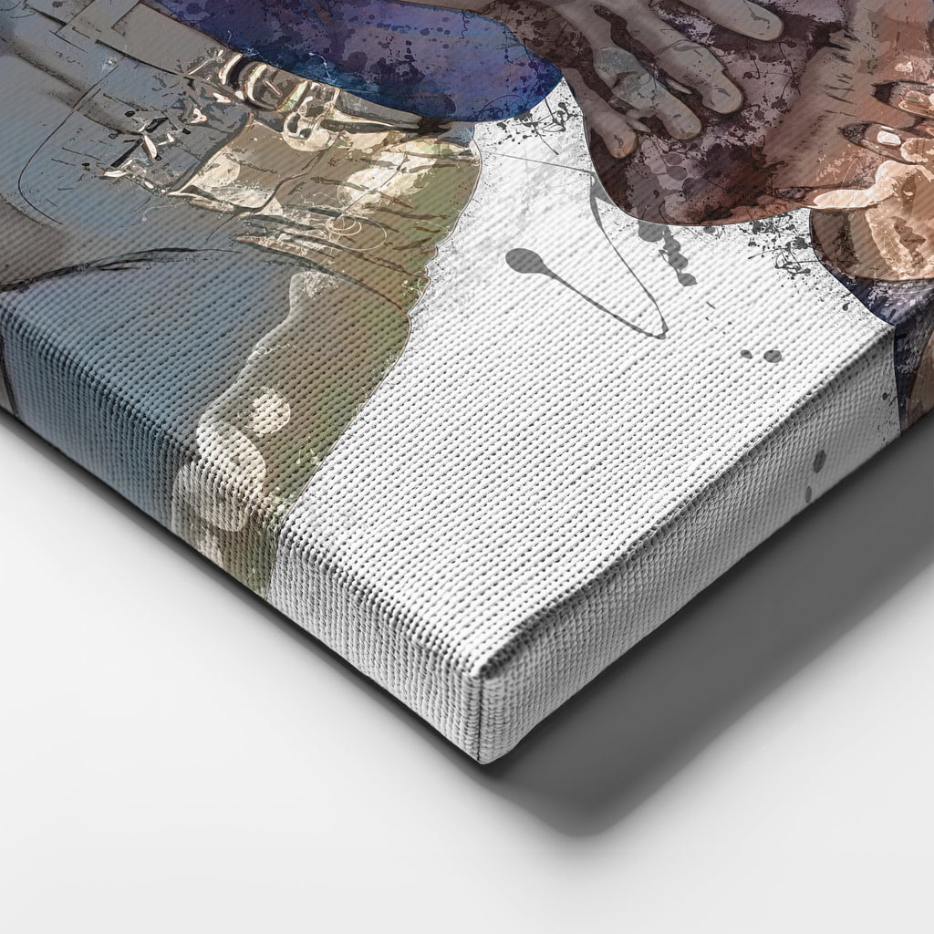 Johnny Unitas Canvas Art – Baltimore Colts Wall Decor