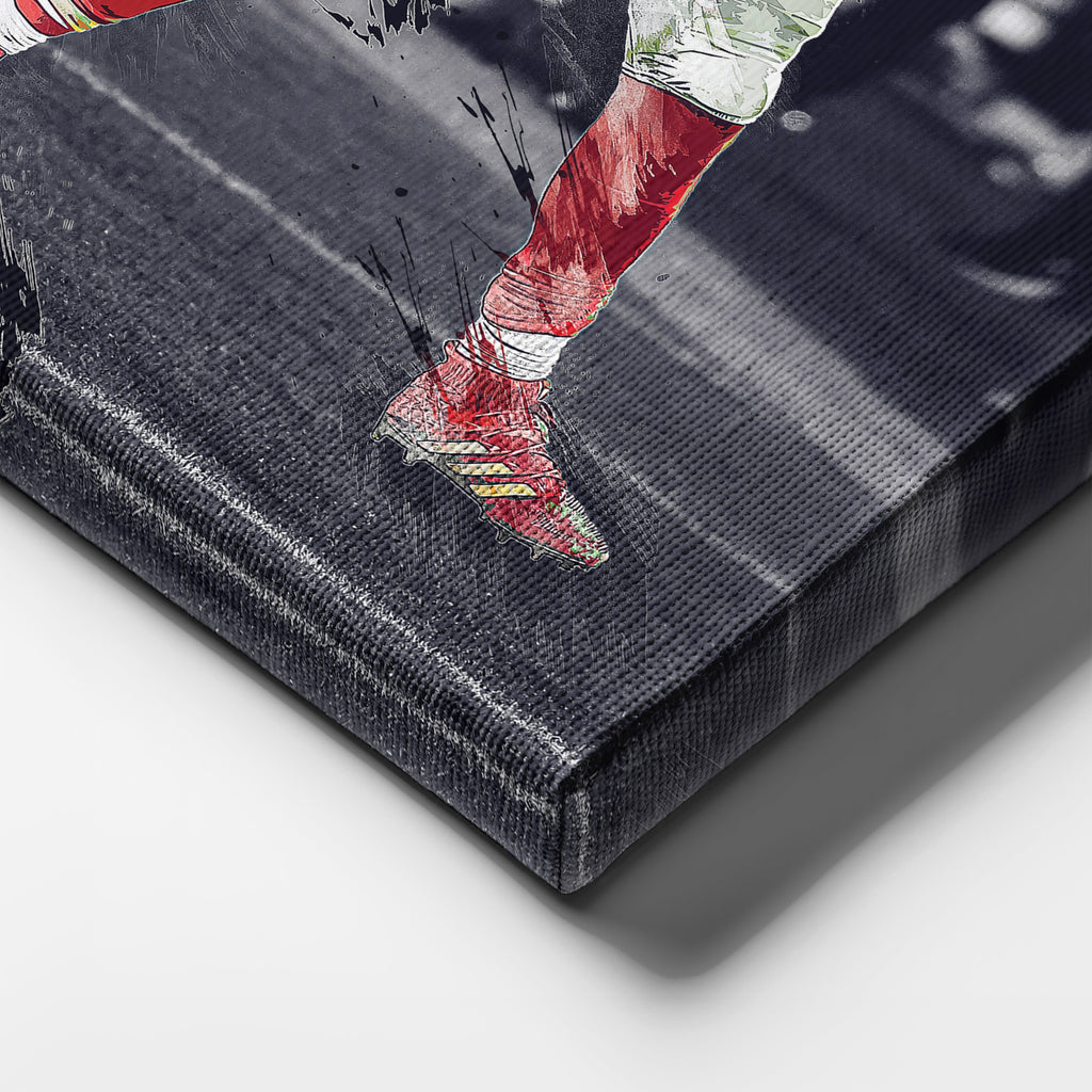 Patrick Mahomes Canvas Art – Chiefs Celebration Wall Decor