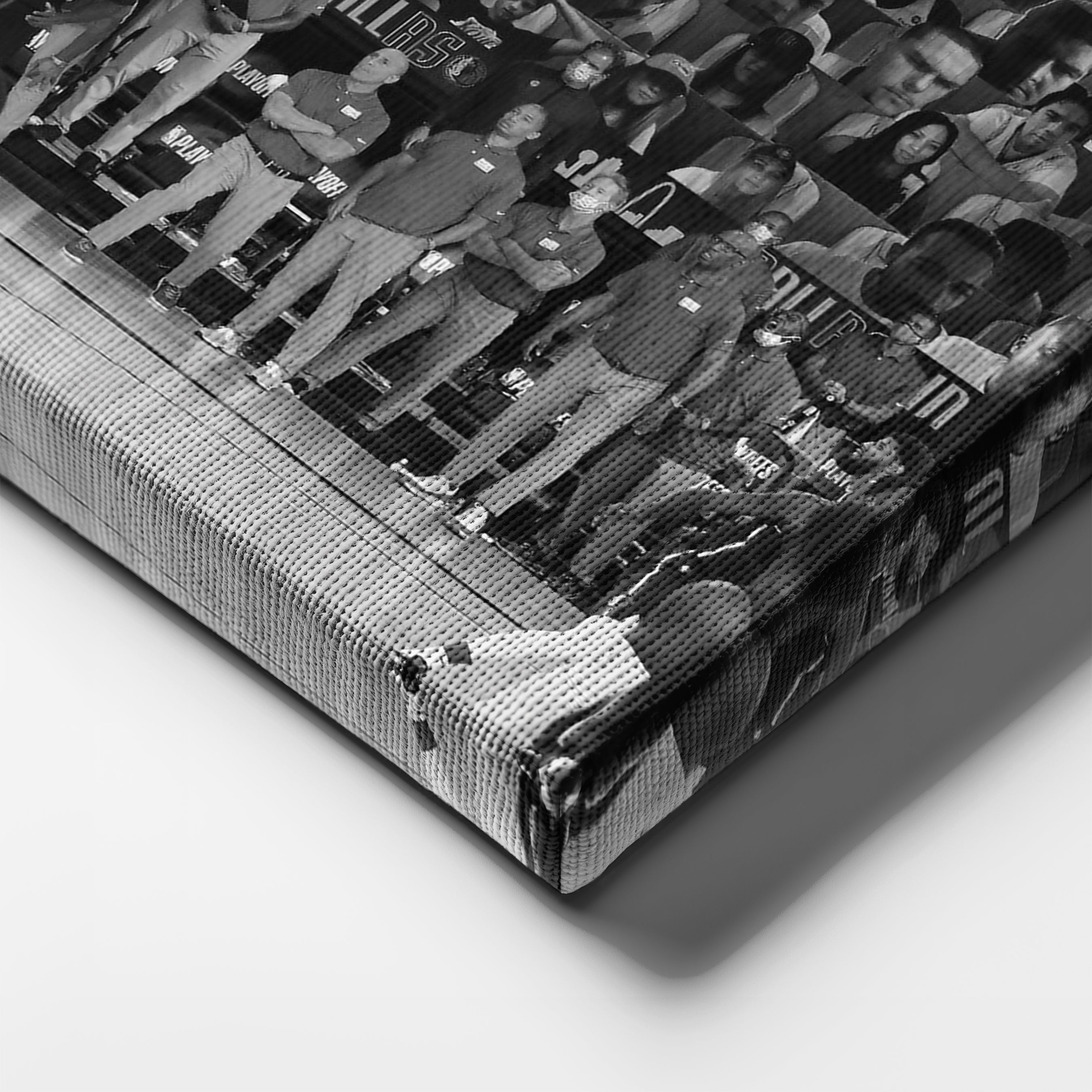 Luka Doncic Canvas Art – Mavericks Buzzer Beater Decor