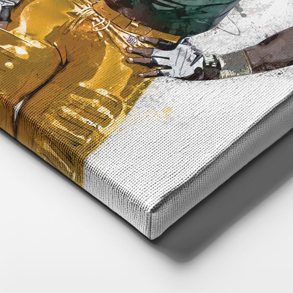 Reggie White Canvas Art – Green Bay Packers Wall Decor