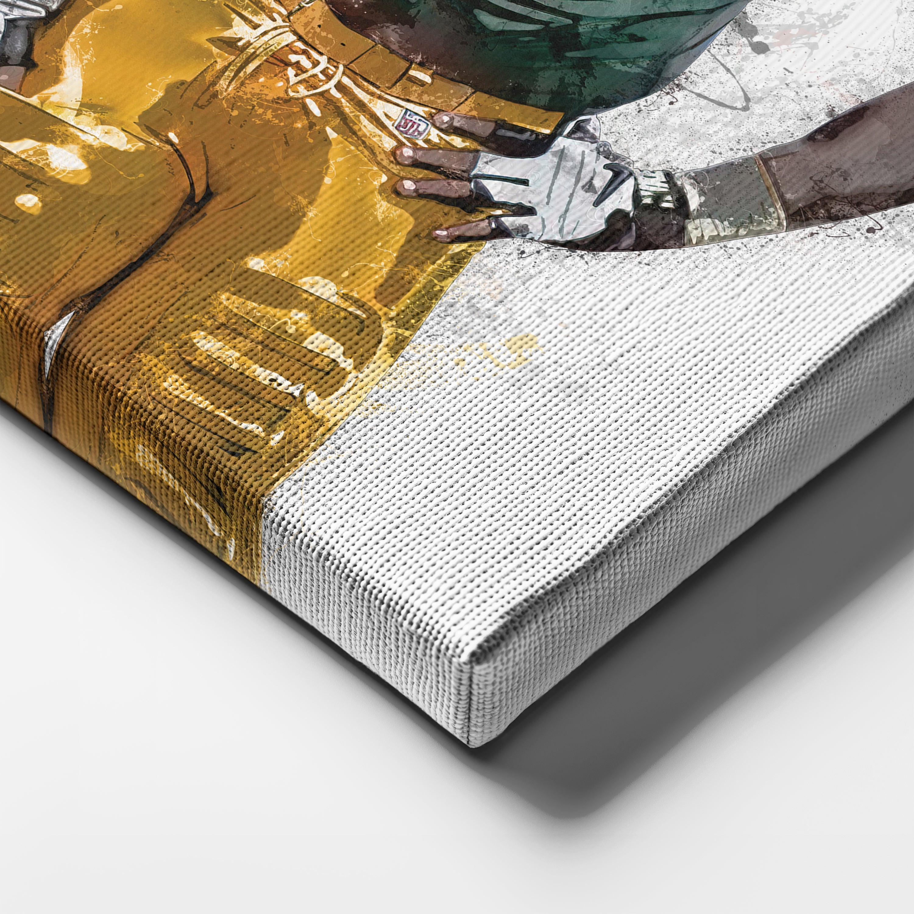 Reggie White Canvas Art – Green Bay Packers Wall Decor