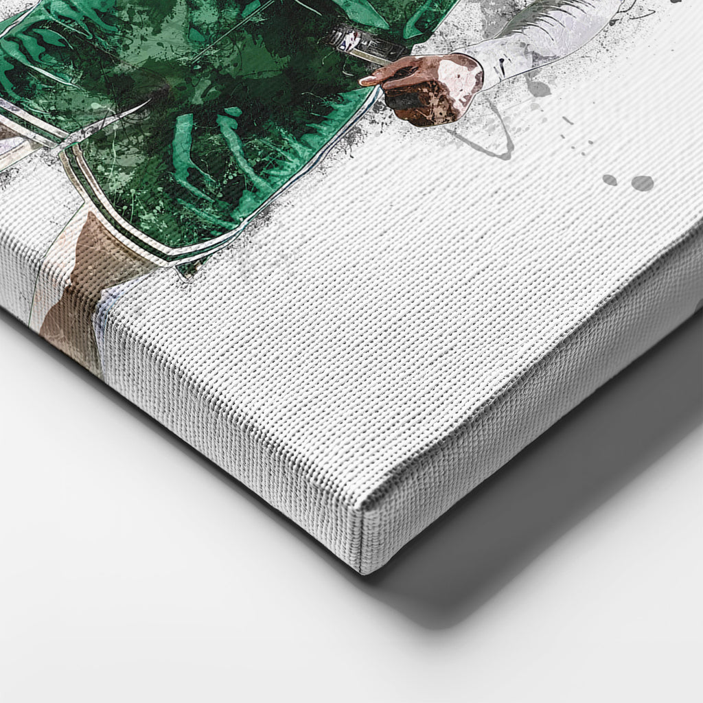 Jaylen Brown & Jayson Tatum Canvas Art – Boston Celtics Wall Decor