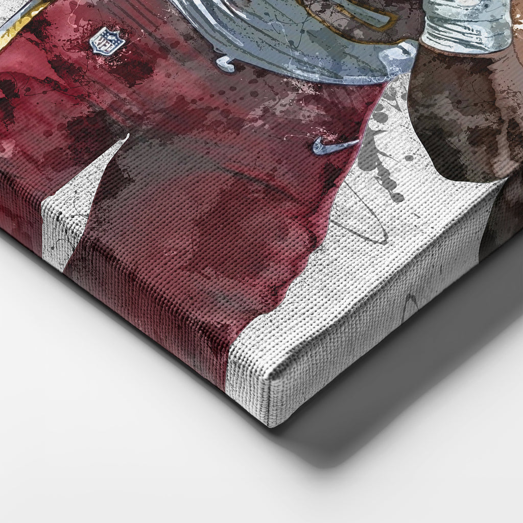 Chase Young Canvas Art – Washington Commanders Wall Decor