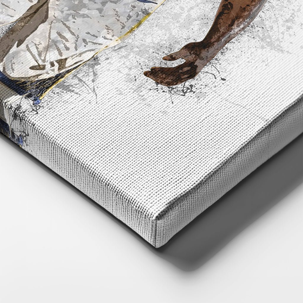 Stephen Curry & Kevin Durant Canvas Art – Golden State Warriors Wall Decor