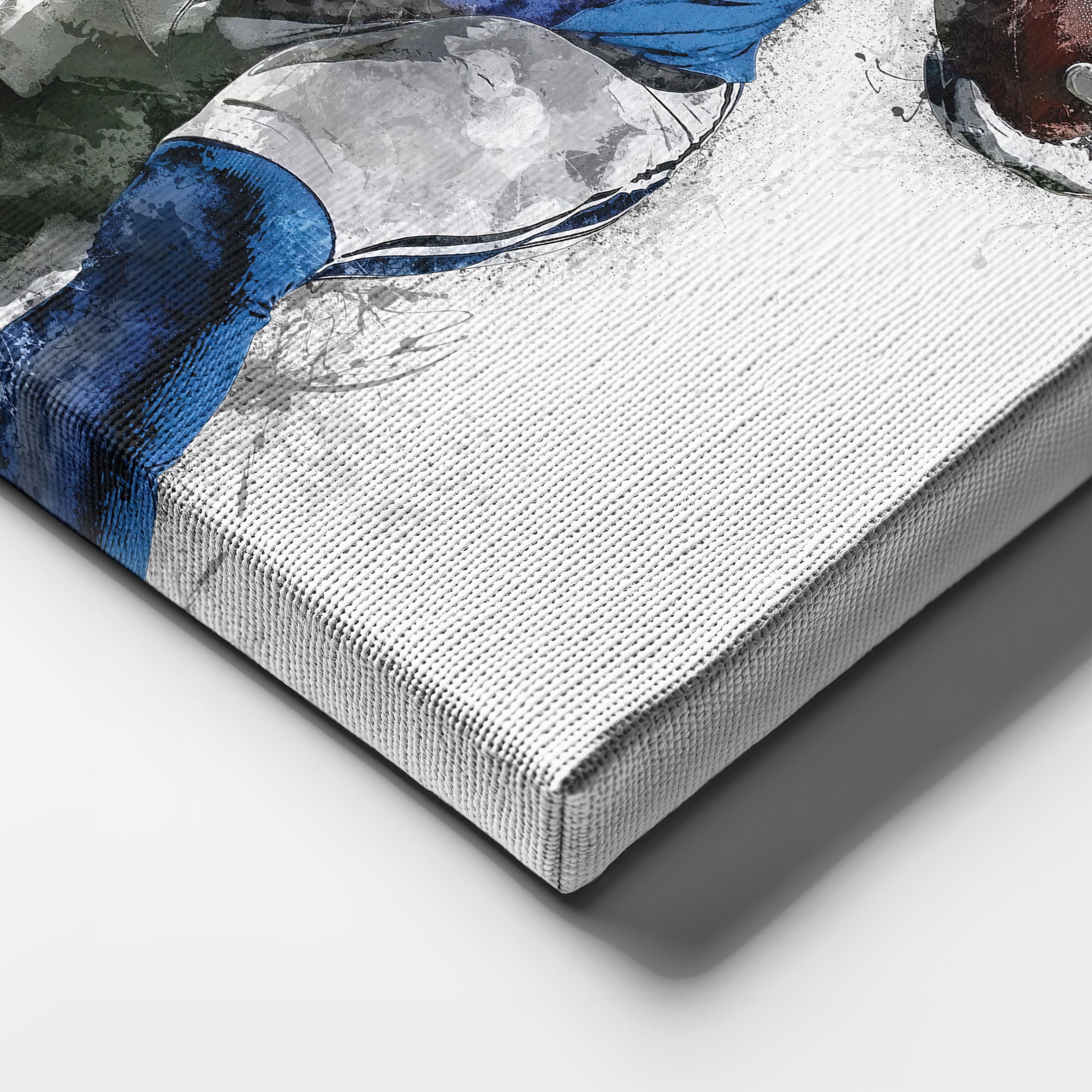 Calvin Johnson Canvas Art – Detroit Lions Wall Decor