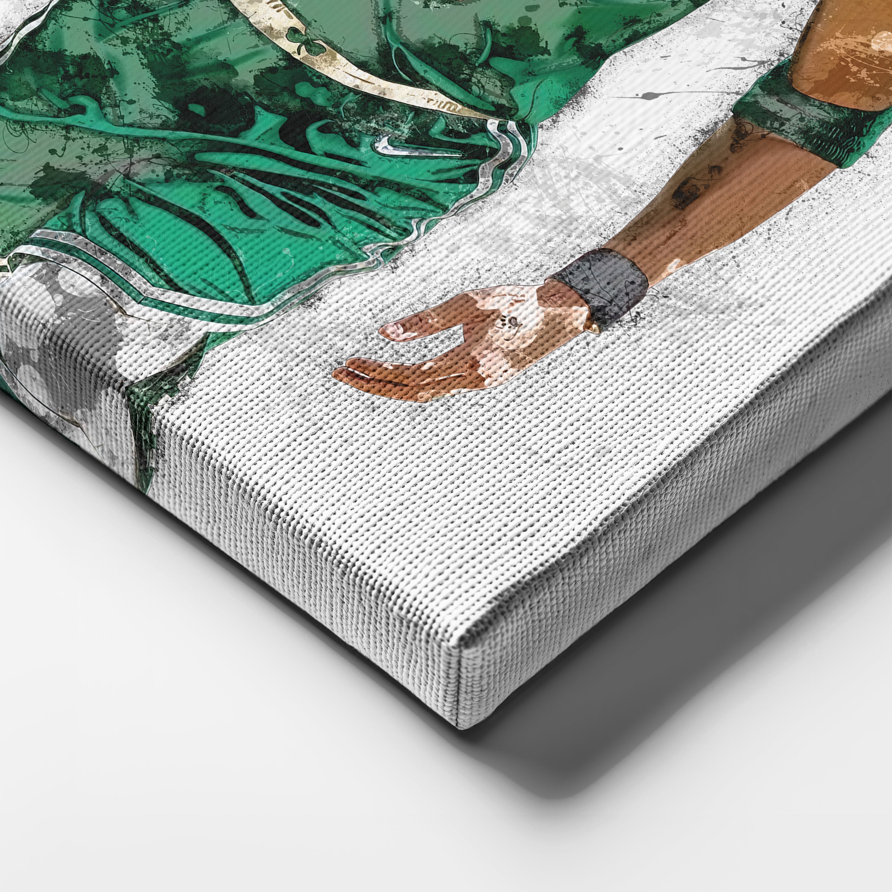 Jayson Tatum Canvas Art – Boston Celtics Superstar Wall Decor