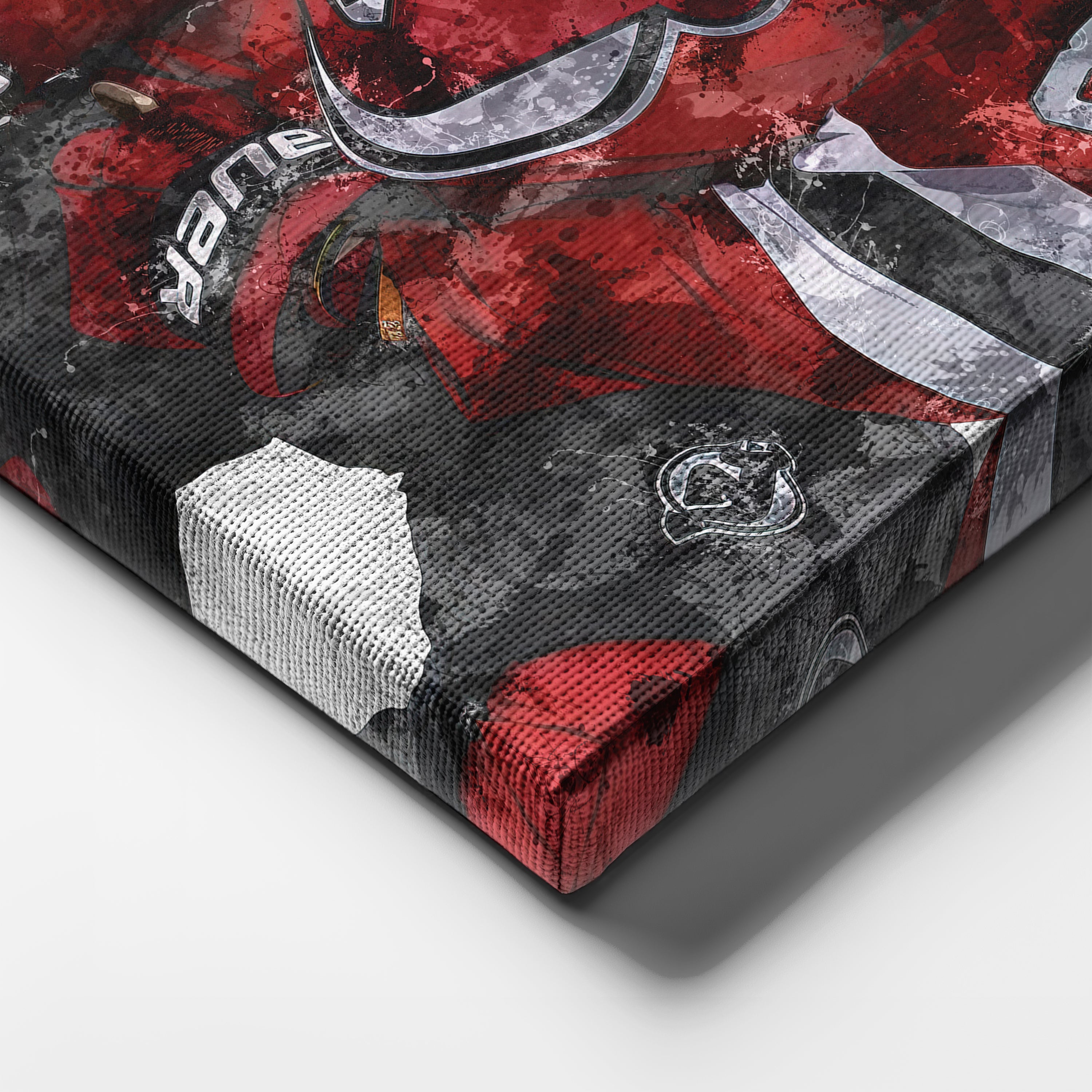 Jack Hughes Canvas Art – New Jersey Devils Wall Decor