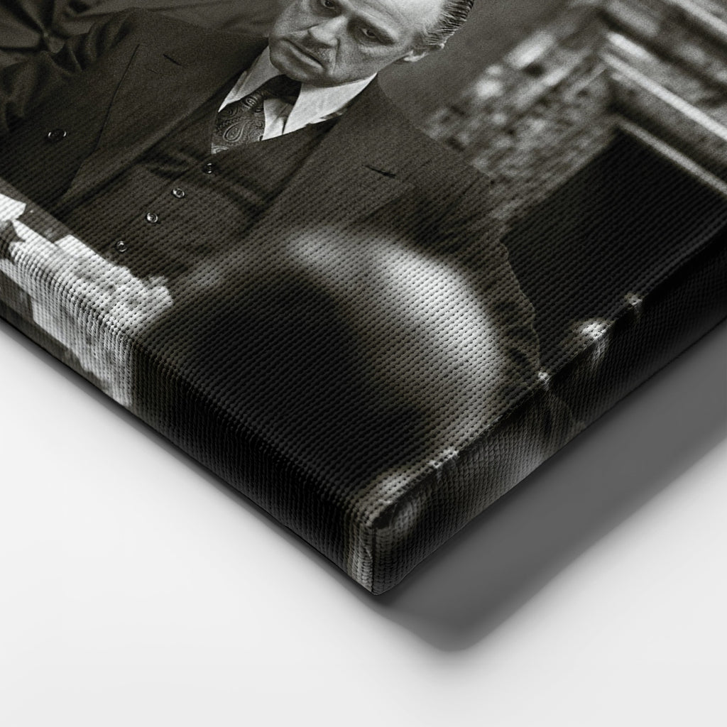 The Godfather Quote Canvas Art – Vito Corleone Decor