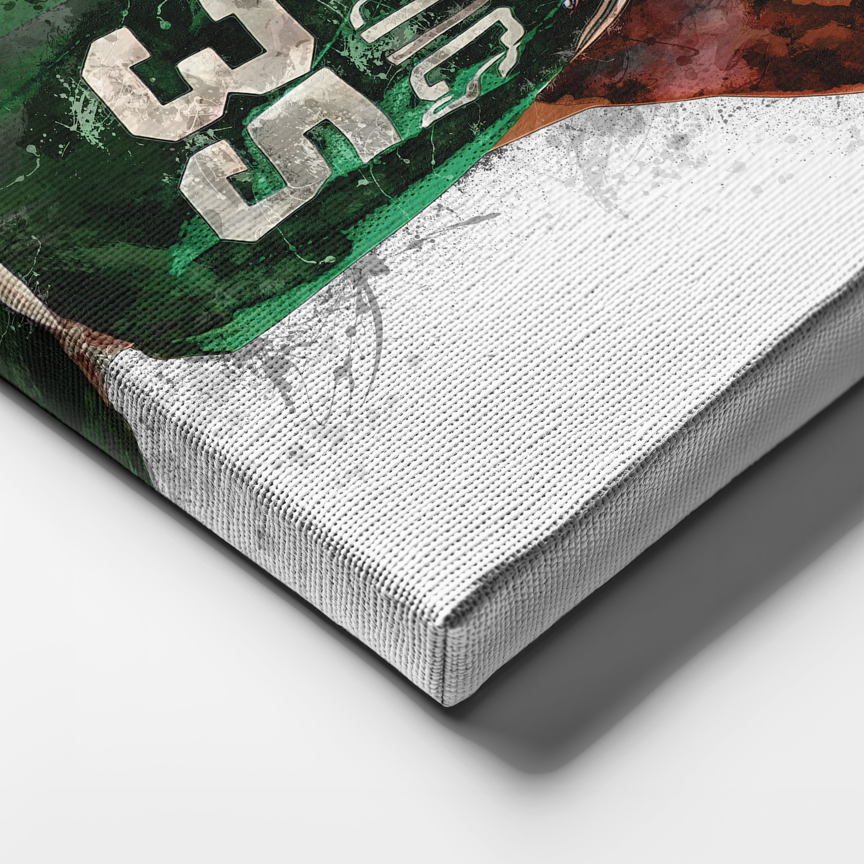 Reggie Lewis Canvas Art – Boston Celtics Wall Decor