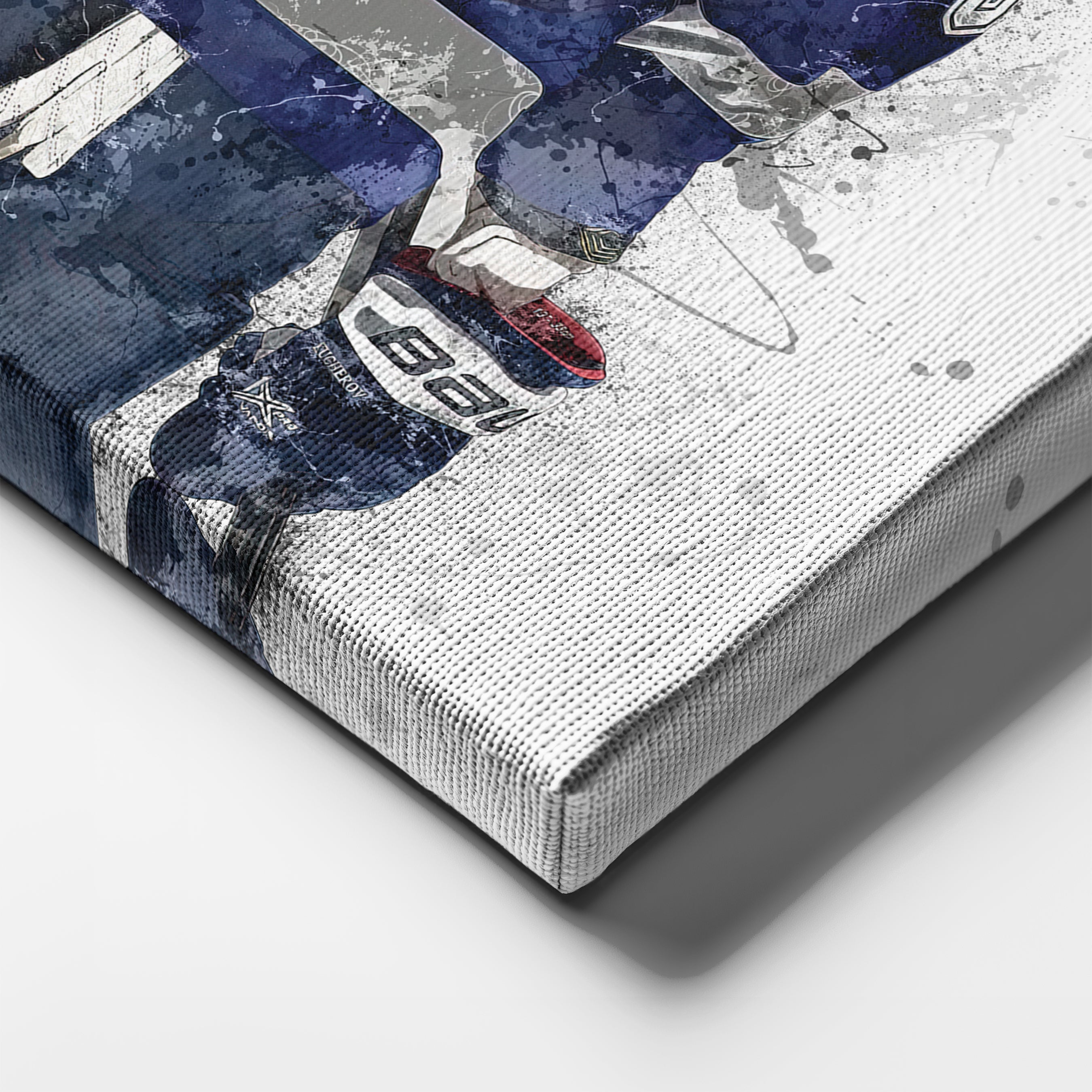 Brayden Point & Nikita Kucherov Canvas Art – Tampa Bay Lightning Wall Decor