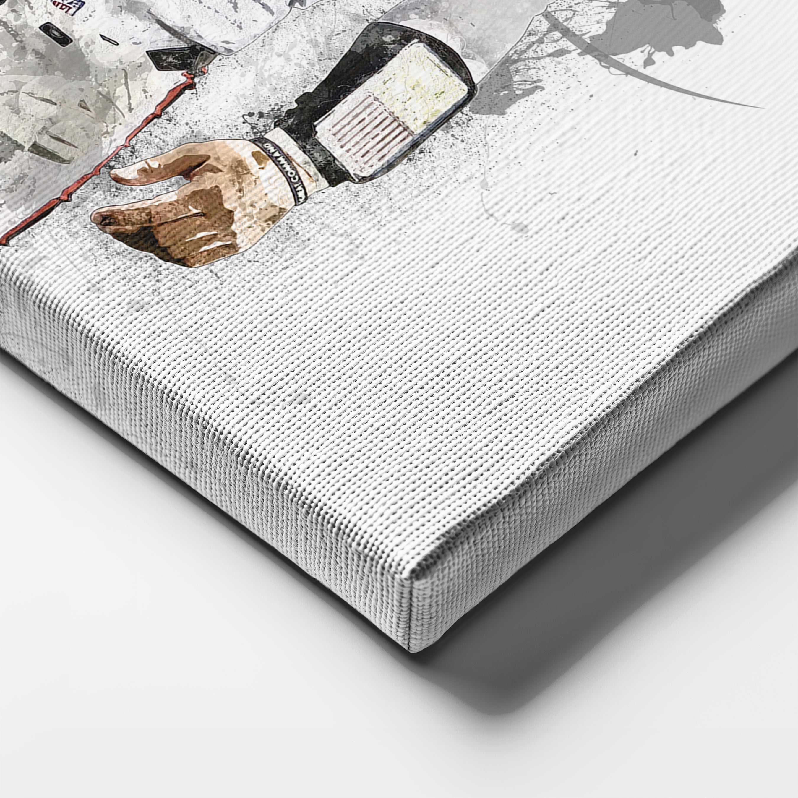 Christian McCaffrey & Brock Purdy Canvas Art – San Francisco 49ers Wall Decor