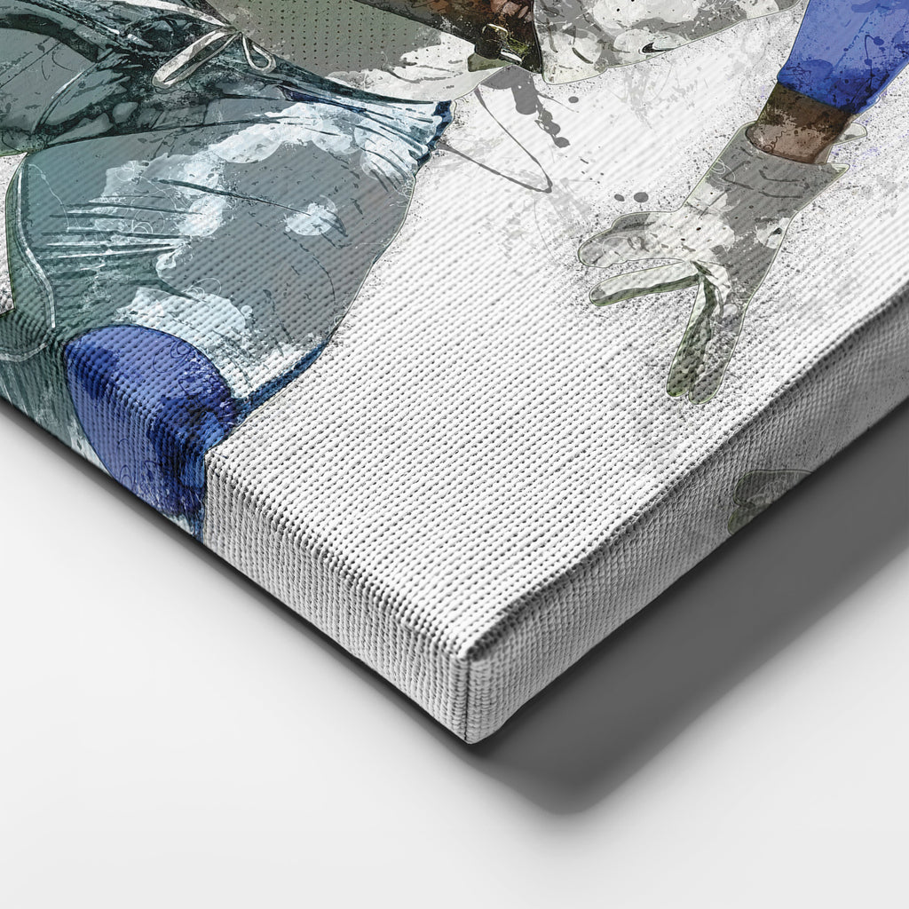 CeeDee Lamb Canvas Art – Dallas Cowboys Wall Decor