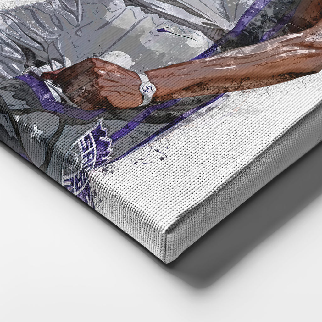 De'Aaron Fox Canvas Art – Sacramento Kings Wall Decor