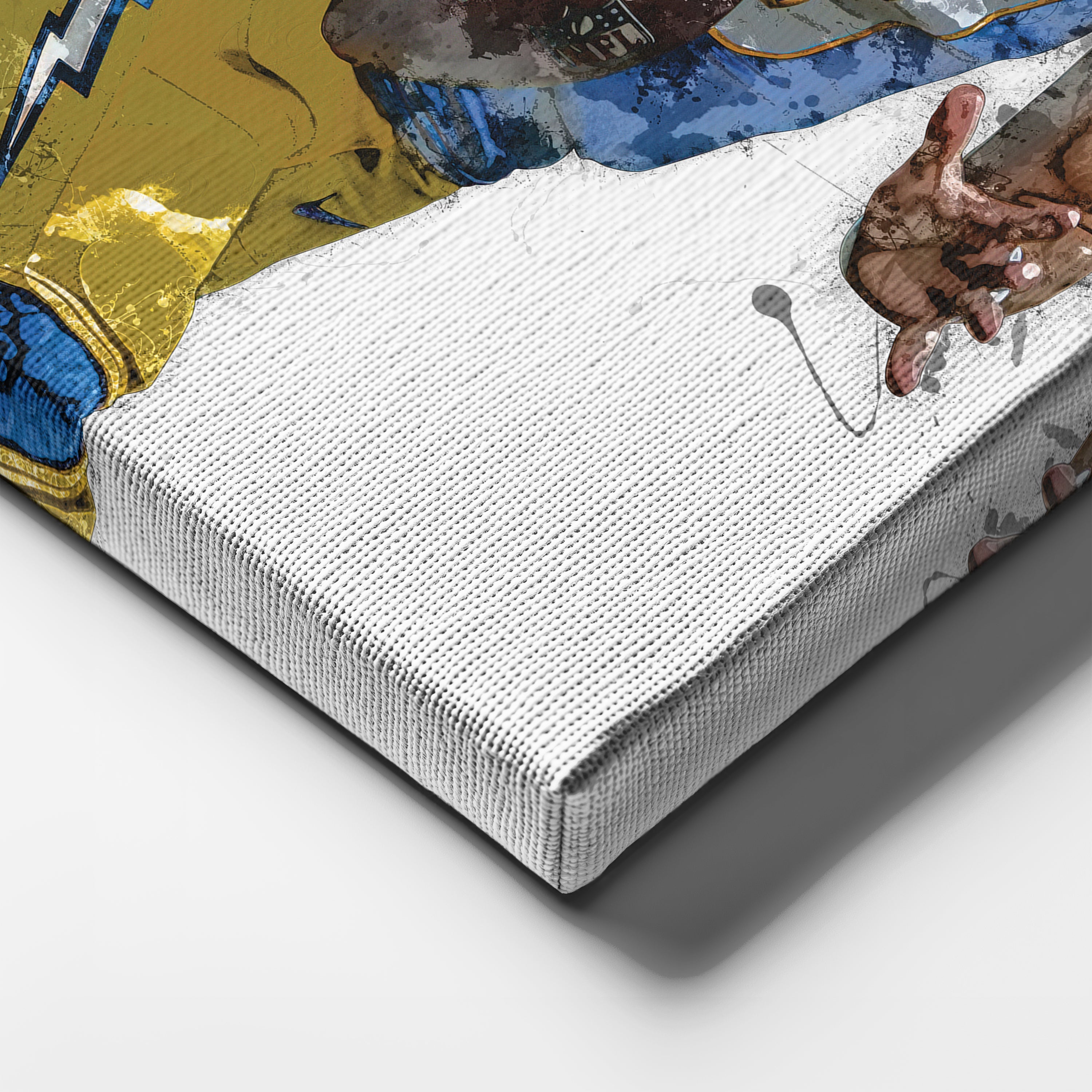 Justin Herbert Canvas Art – Los Angeles Chargers Wall Decor