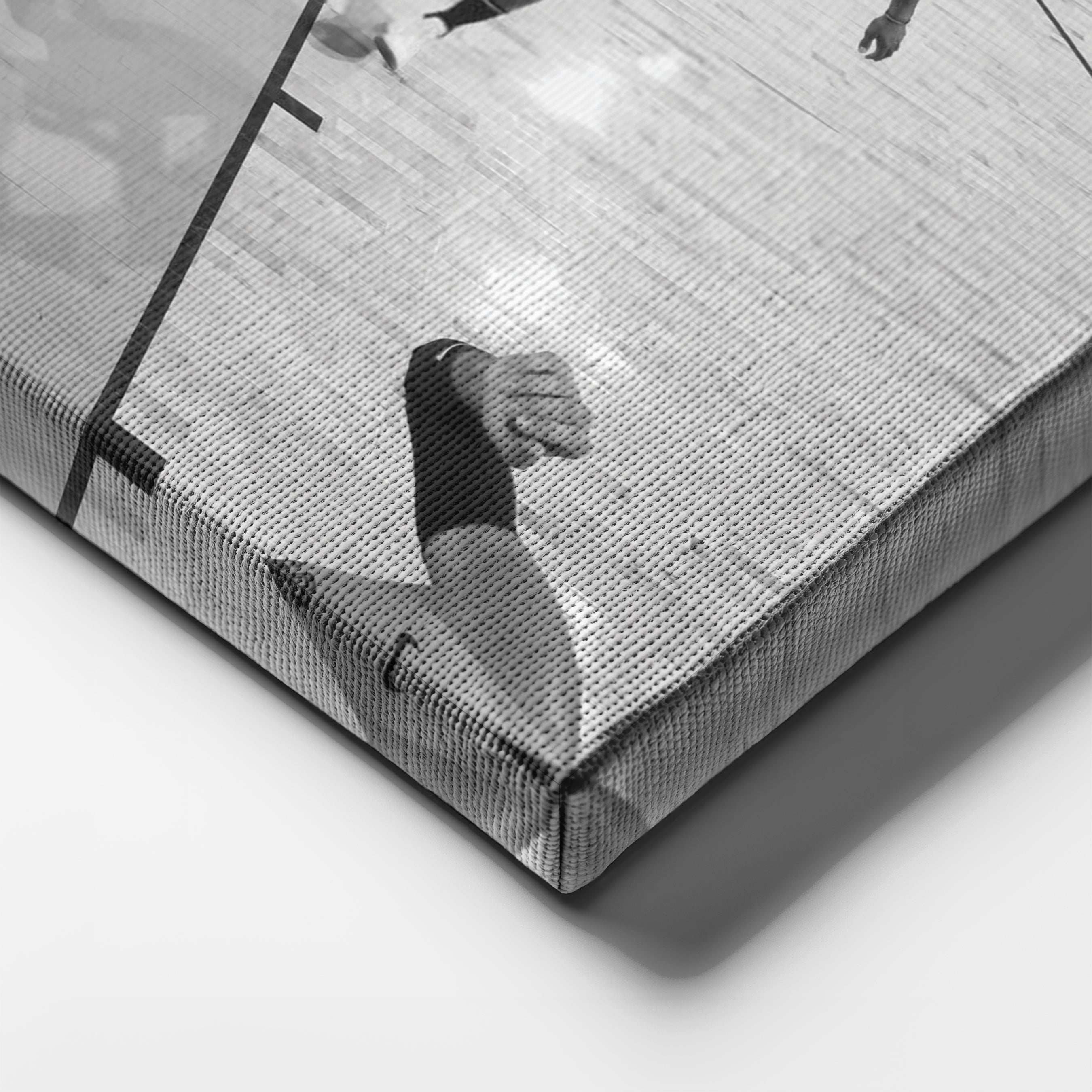 Ja Morant Canvas Art – Dunk Attempt Over Davis Wall Decor