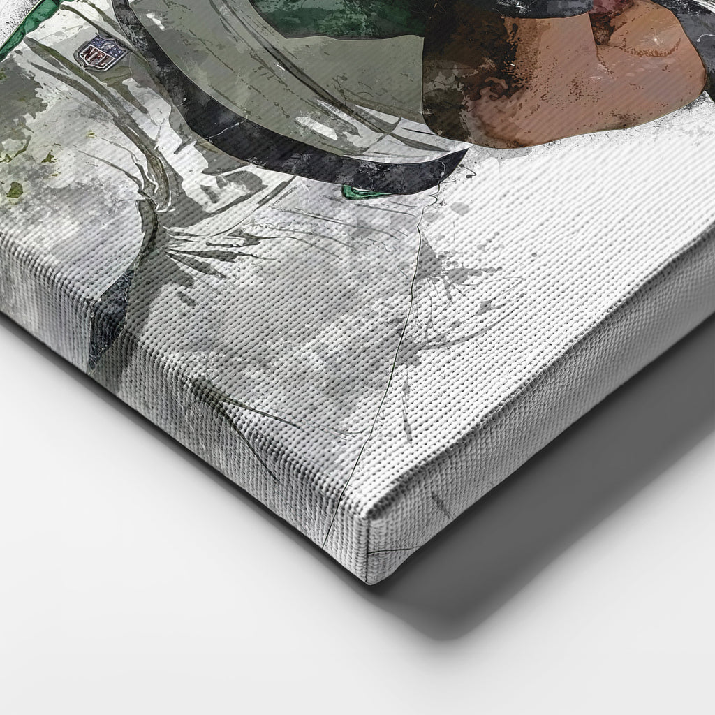 Garrett Wilson Canvas Art – New York Jets Wall Decor