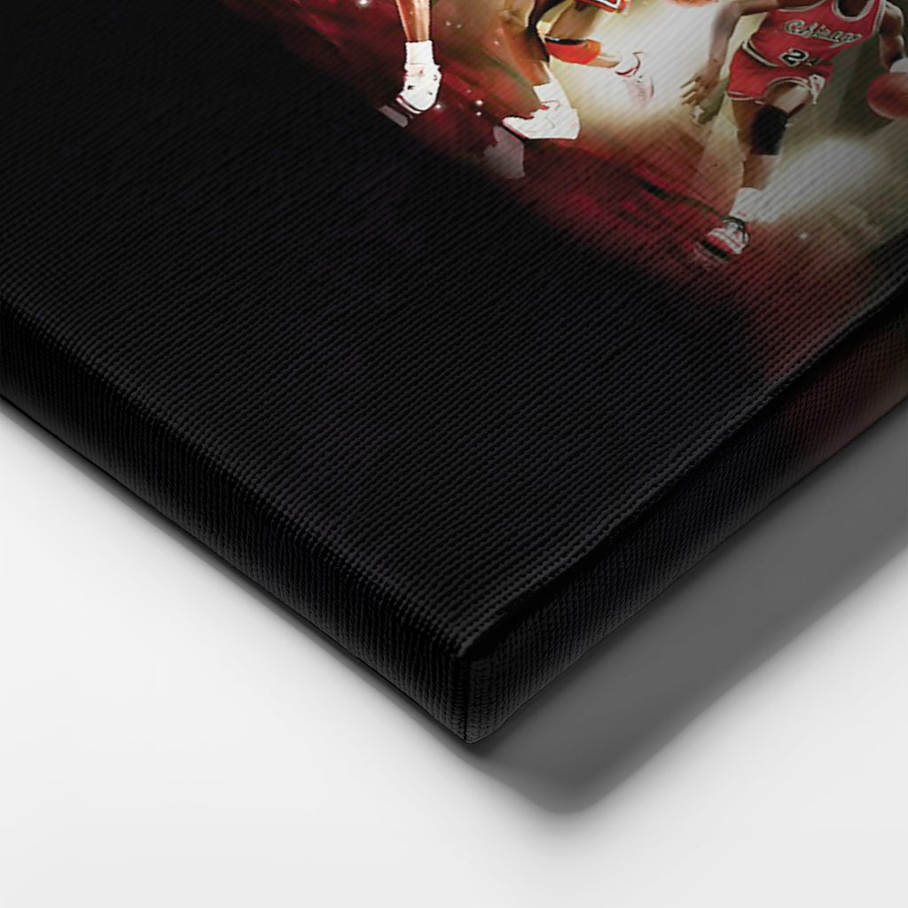 Michael Jordan Evolution Canvas – Chicago Bulls Wall Art Print for Sports Fans