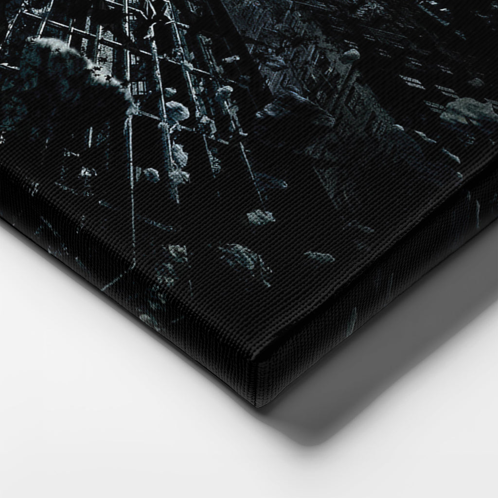 Batman Illustration Canvas Print – Joker Movie Wall Art for Superhero Home Decor