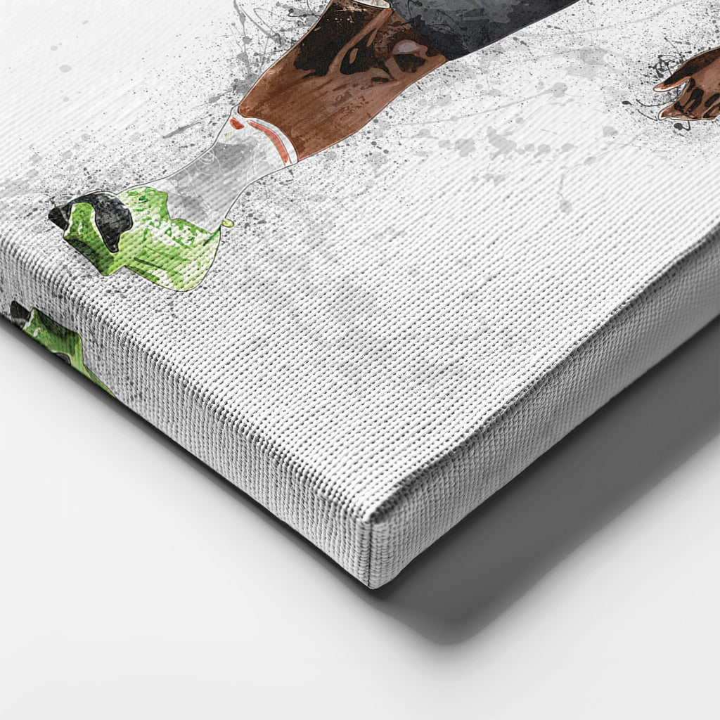 Kawhi Leonard, Paul George & James Harden Canvas Art - LA Clippers Wall Decor