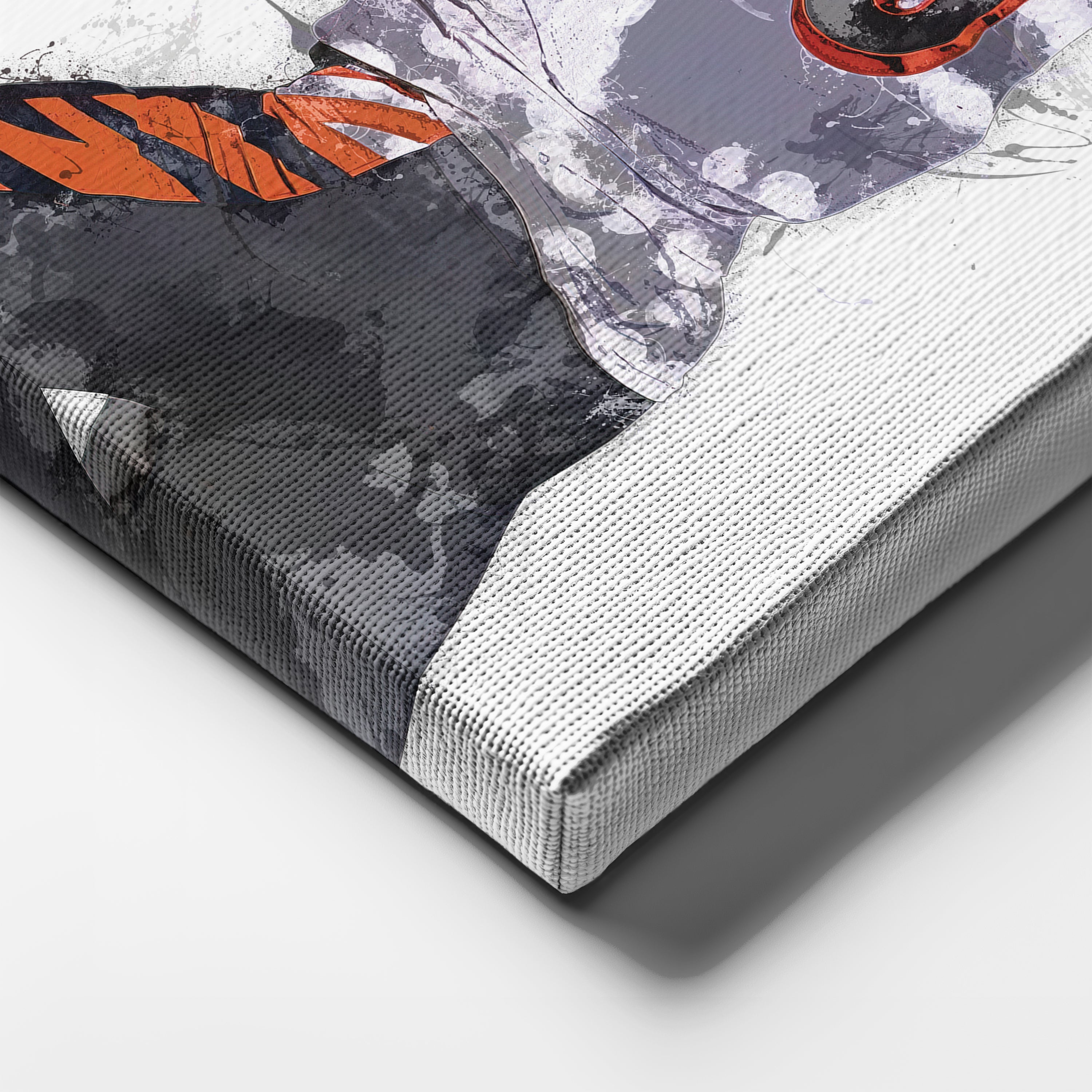 Joe Burrow Bengals Canvas Art – Cincinnati Bengals Wall Decor