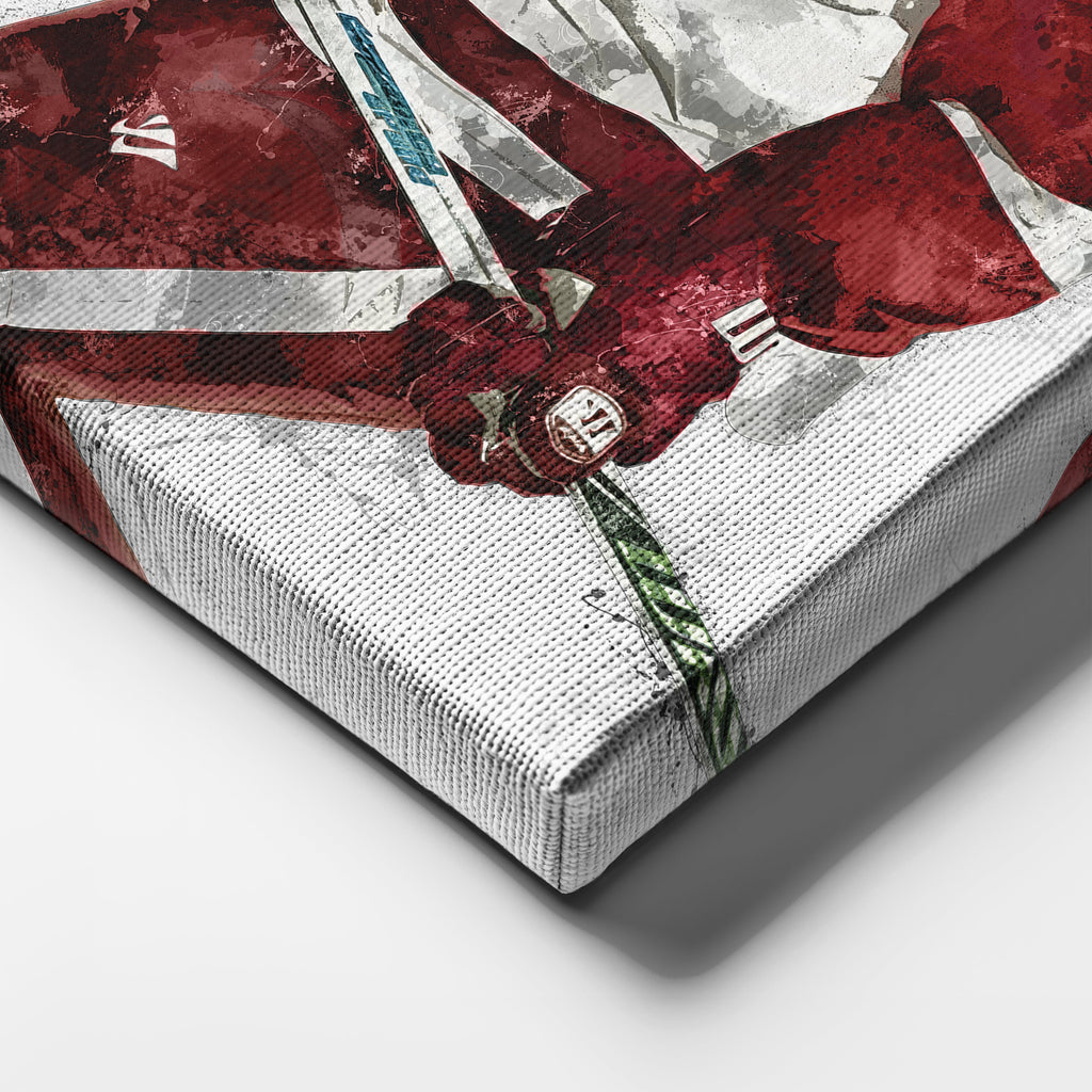 Nicklas Lidström Canvas Art - Detroit Red Wings Wall Decor