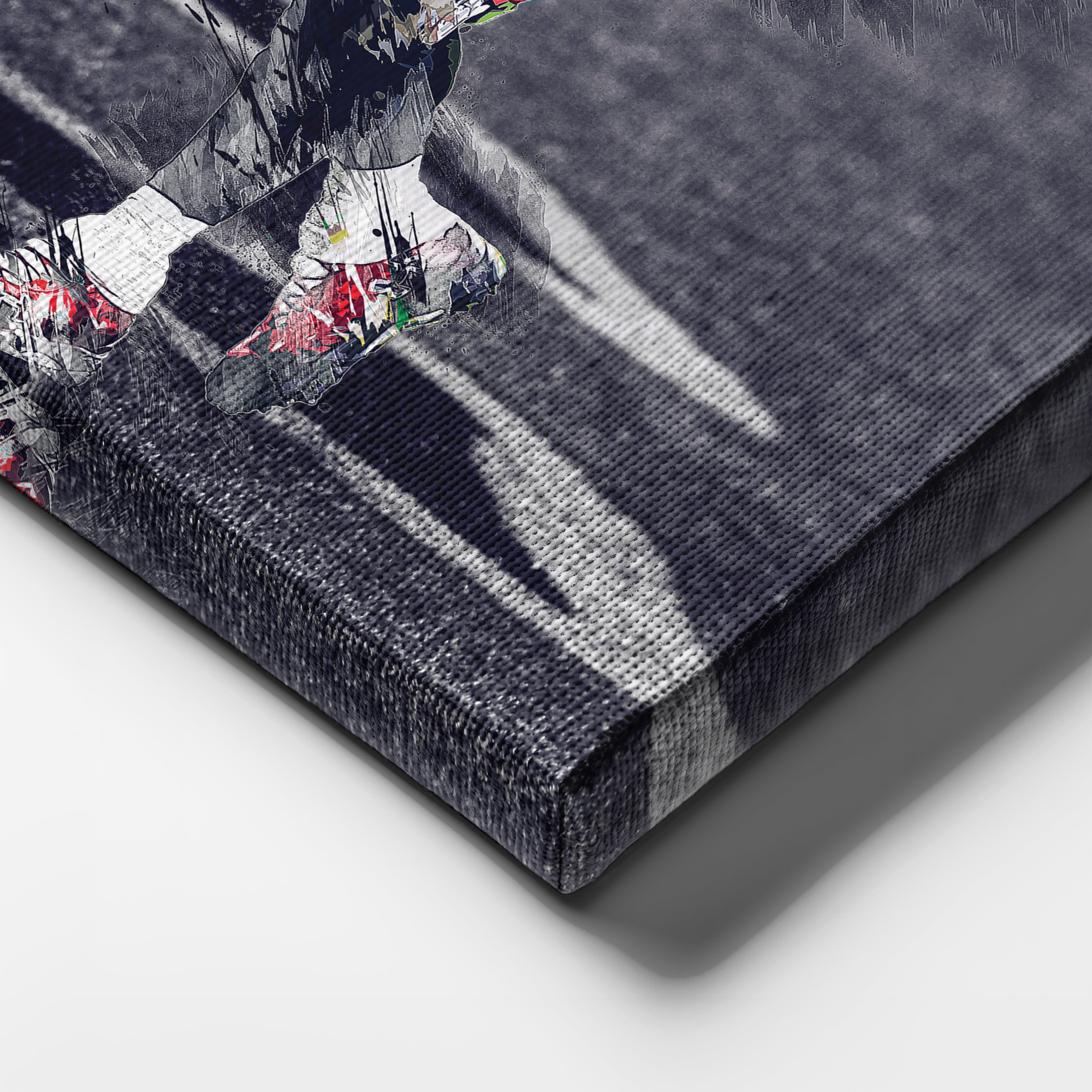 Tom Brady Canvas Art – Buccaneers Spiking Ball Decor